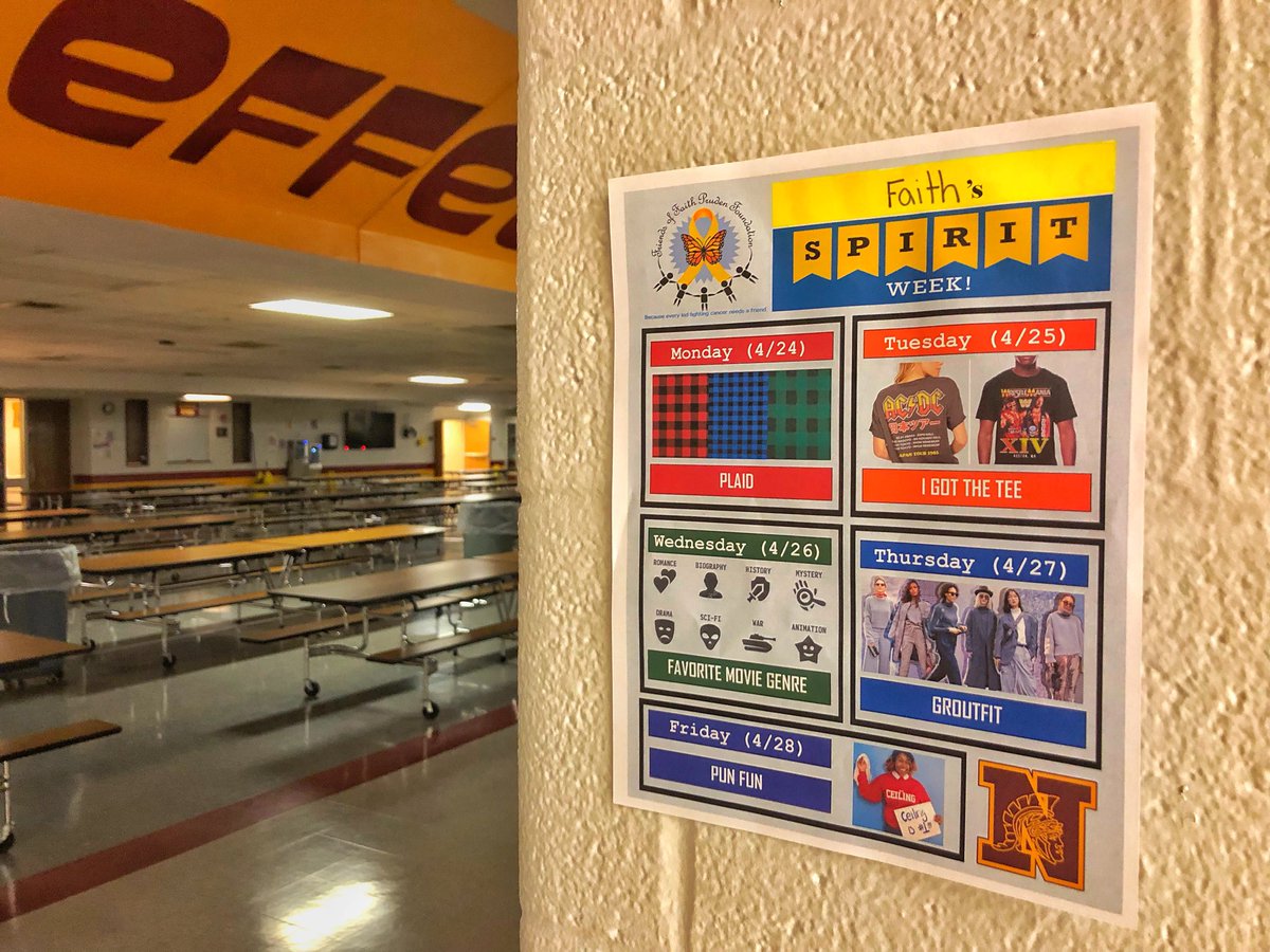 Pssst… #FaithsSpiritWeek is just around the corner <a href="/WNHS_Warriors/">WNHS_Warriors</a>!

Help us raise money to combat pediatric cancer all next week!

#FFPF <a href="/FFPFfriends/">Friends of Faith Pruden Foundation</a> <a href="/NorthWarriorsAD/">North Warriors AD</a> <a href="/WNstudent/">WN Student Section</a> #WarriorsStrikeOutCancer #HartnellHistory #ALLN