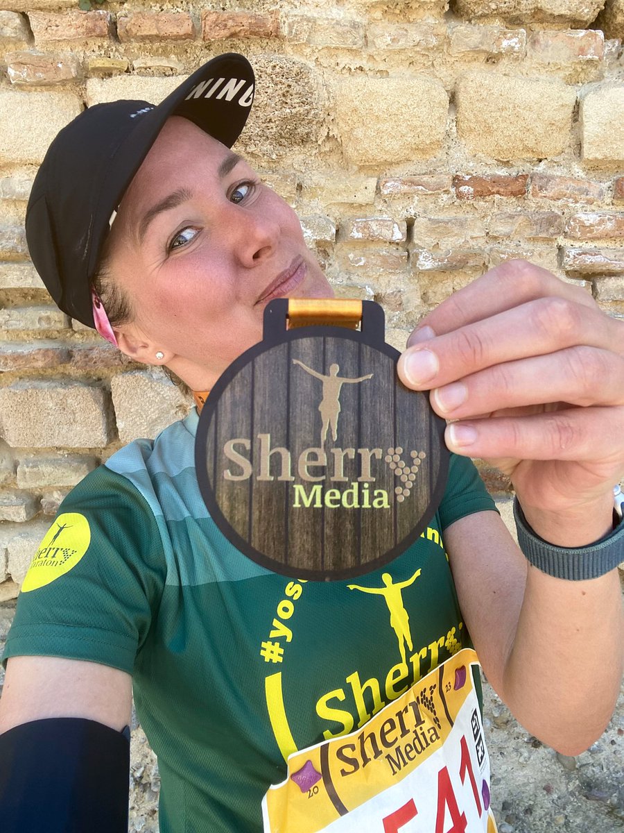Sherry Trail Half Marathon = ✅💪🏃‍♀️

A little running, a little hiking, a little sherry, and a little tapas along the way. A LOT of sunshine, hydration, and FUN! #jerez
