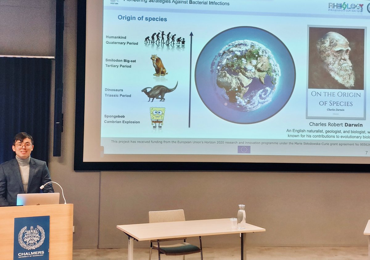 rheo_chalmers's tweet photo. Big congratulations to our new ‘Teknologie licentiat’ (academic step halfway to a PhD thesis) @HengzhiR! 
🎉🎉🎉

Discussion leader was Dr. Sami Hietala of  University of Helsinki, Finland.

The  research  work  is  part  of  EU-H2020-@PestBin_ITN.

#rheo_chalmers #MSCA https://t.co/gZjH6O2Kmp