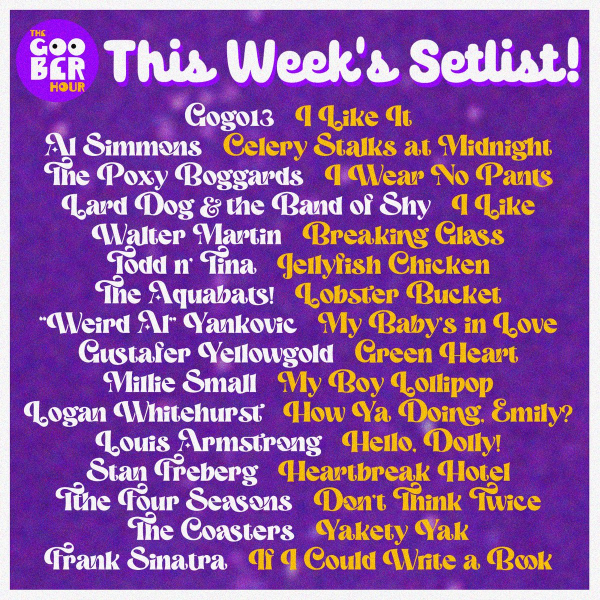 The Goober Hour tweet media