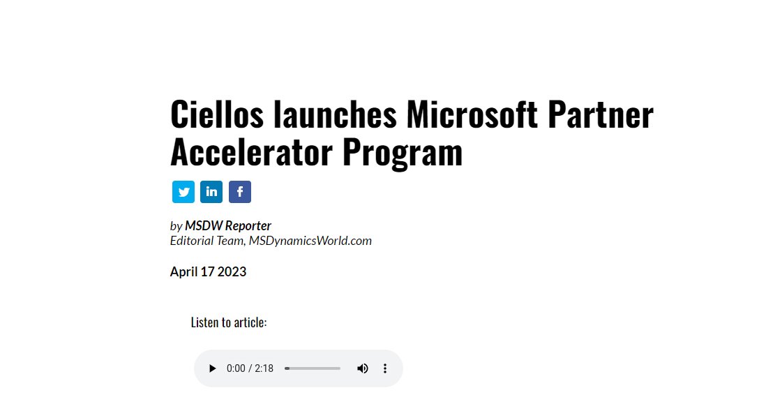 MSDynamicsWorld.com on Twitter: