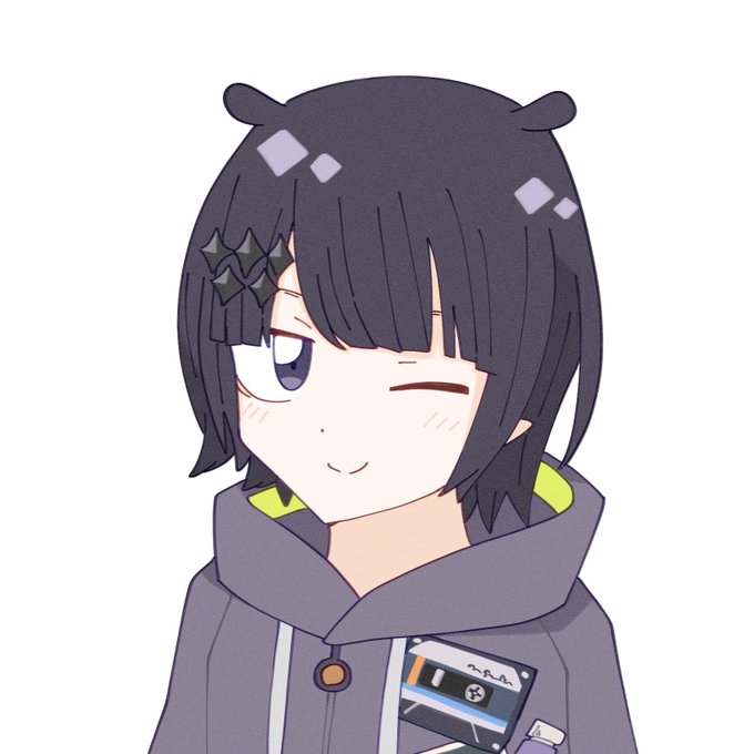 「black hair grey hoodie」 illustration images(Latest)｜5pages