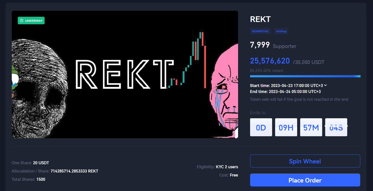 RektARB's tweet photo. Everyone wanna get $REKT on @gate_io https://t.co/ErwBVbFPoX