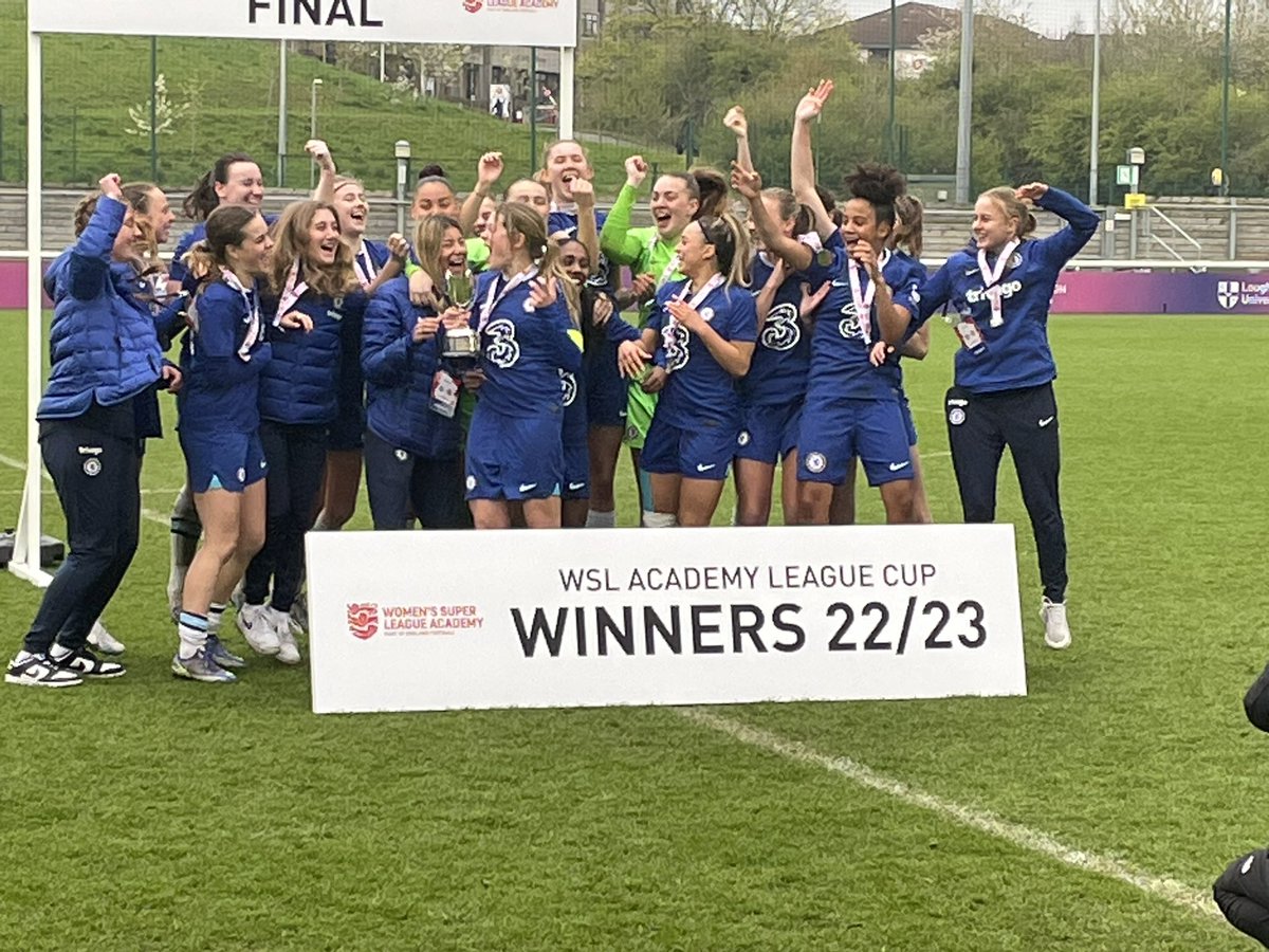 #WSLAcademy Cup Final Winners! 
@ChelseaFCW Academy
