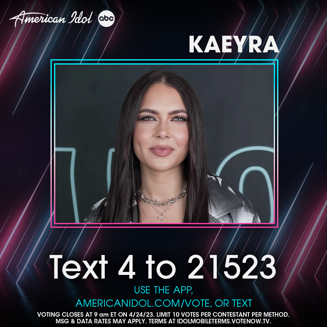 American Idol on Twitter "3 ways to vote for Kaeyra after the show