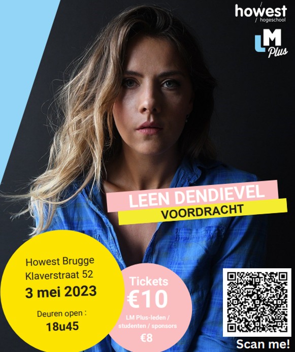 Op 3 mei organiseren mijn studenten <a href="/HowestOM/">Office management</a>  een wellbeing- en netwerkavond met Leen Dendievel.  Het belooft een interessante sessie te worden, nadien trakteren we met een drankje en lekkere hapjes.  Info en inschrijven: beleefpleziermetlm.be/inschrijvingen…
#Howest #LMPlus #LeenDendievel
