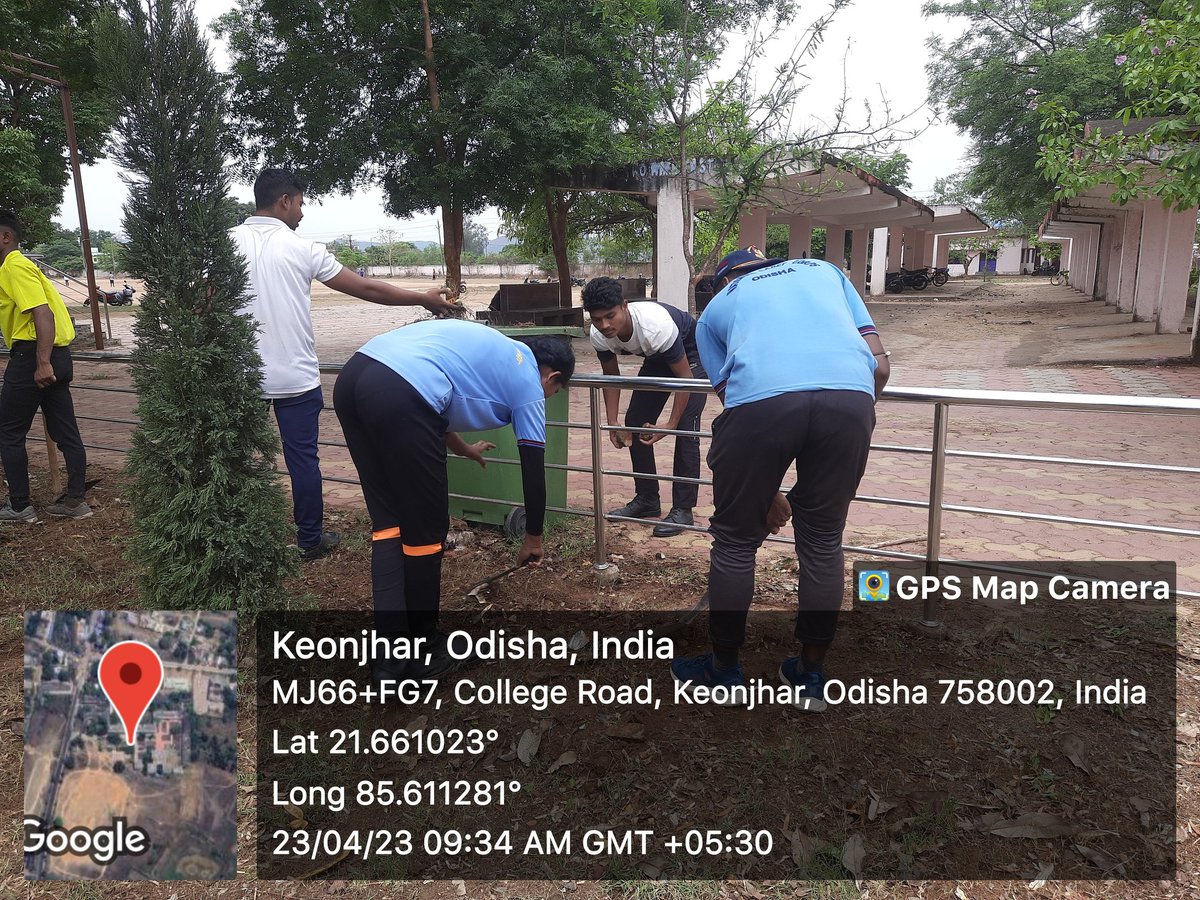 JayaprasadBisw2's tweet photo. Cleaning programme for tree Plantation by Ncc Cadets of Dharanidhara University, Keonjhar .
@HQ_DG_NCC @kalinga_sagar @hirakudwarrior @14_OdishaBnNCC https://t.co/oWgQAMCoH2