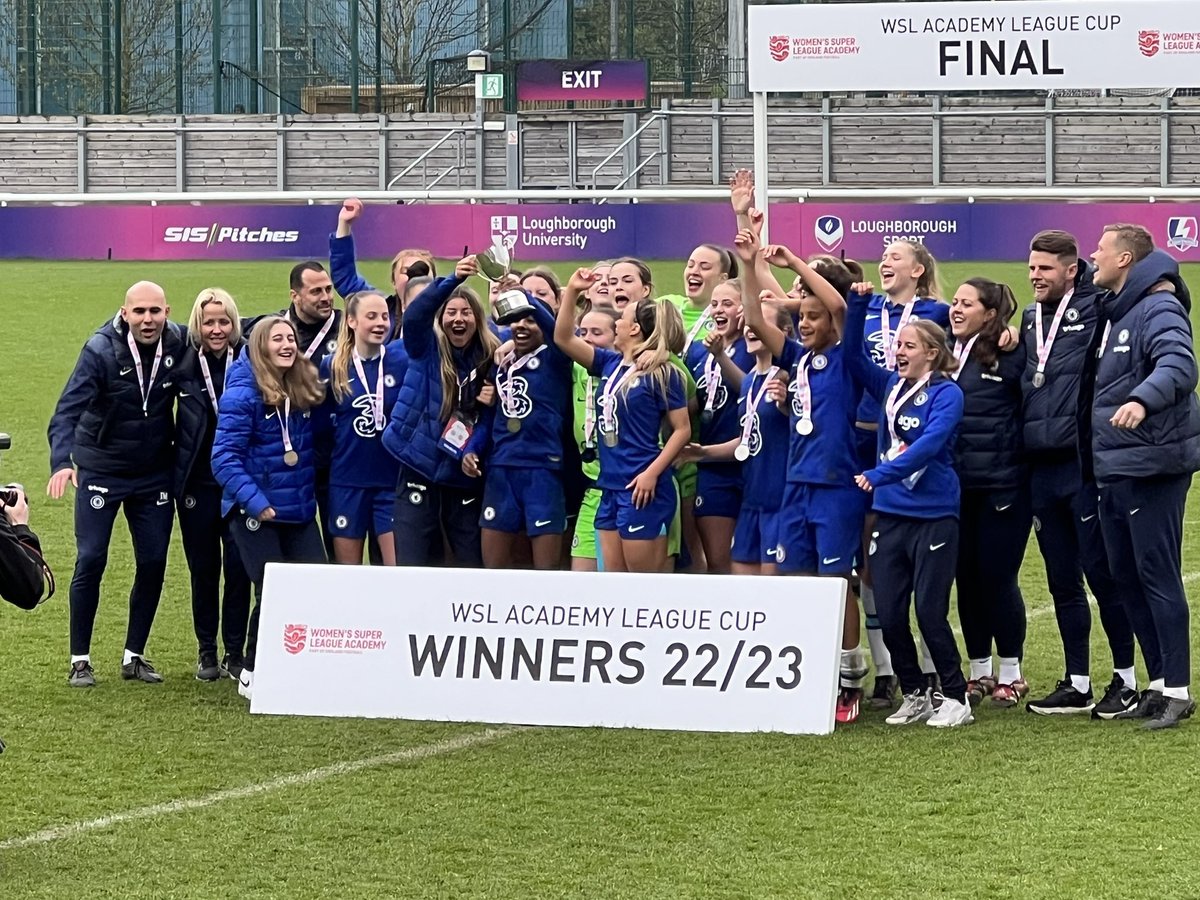Congratulations to @ChelseaFCW Academy for winning the #WSLAcademy League Cup.
