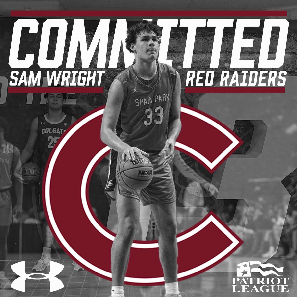 Sam Wright (@samwright_41) on Twitter photo Beyond blessed to announce my commitment to <a href="/ColgateMBB/">Colgate Men's Basketball</a>. Thank you to everyone who has been apart of my journey along the way. On to the next chapter. <a href="/CoachT_Meaux/">Trey Montgomery</a> <a href="/camcrocker_/">Camryn Crocker</a>
<a href="/SPHSBoysBskball/">Spain Park Boys Basketball</a> <a href="/CLaatsch11/">Chris Laatsch</a> Beyond blessed to announce my commitment to <a href="/ColgateMBB/">Colgate Men's Basketball</a>. Thank you to everyone who has been apart of my journey along the way. On to the next chapter. <a href="/CoachT_Meaux/">Trey Montgomery</a> <a href="/camcrocker_/">Camryn Crocker</a>
<a href="/SPHSBoysBskball/">Spain Park Boys Basketball</a> <a href="/CLaatsch11/">Chris Laatsch</a>