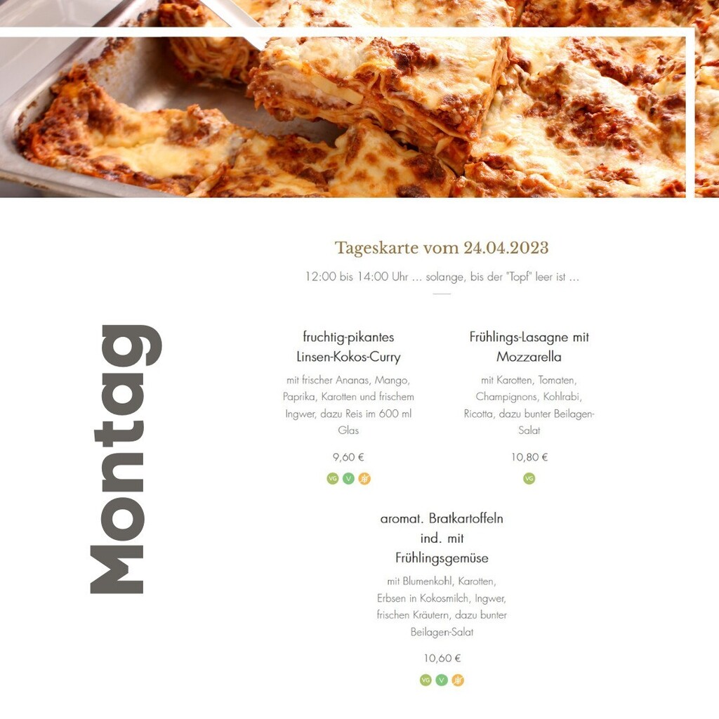 Nachdem der Frühling sich wieder sehr wechselhaft zeigt, holen wir ihn uns auf die Teller ... 😉 ...

#vegan #food #gesundessen #lecker #vegetarian #menu #kochen #rezept #foodblogger #foodie #lunch #instafood #yummy #dinner #vegetarisch #foodstagram #… instagr.am/p/CrYmsu-swq0/