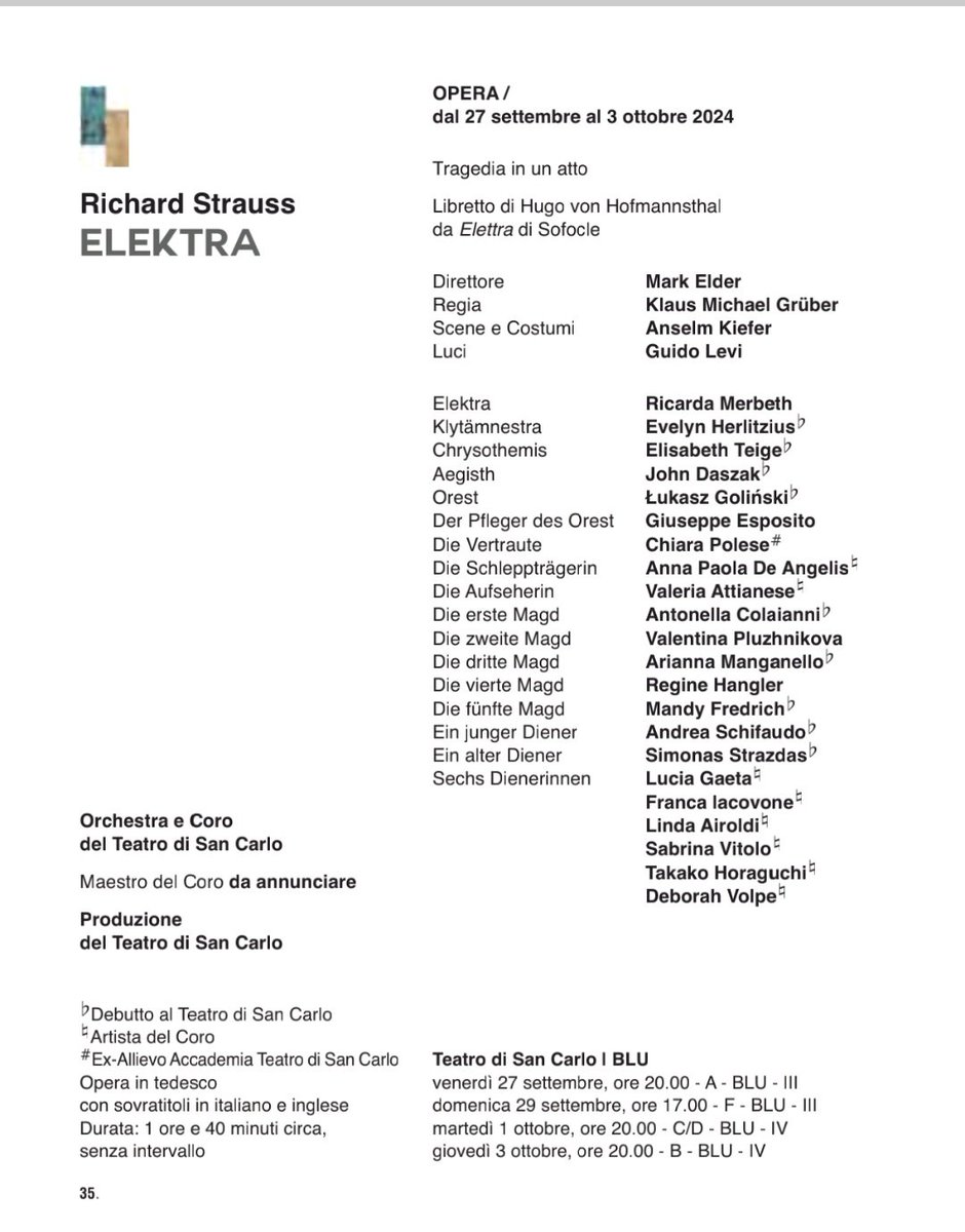 Looking forward to have my debut at Teatro di San Carlo next year with a favorite role!❤️