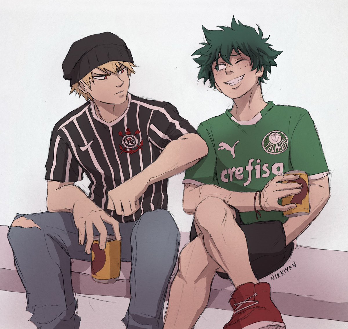nikkiyan_'s tweet photo. @teuvendaval O Deku eu fiz Palmeirense 👀 kkkkkkk tem um post mais antigo meu mostrando todos com camisa de time br https://t.co/uG84cMUn7I