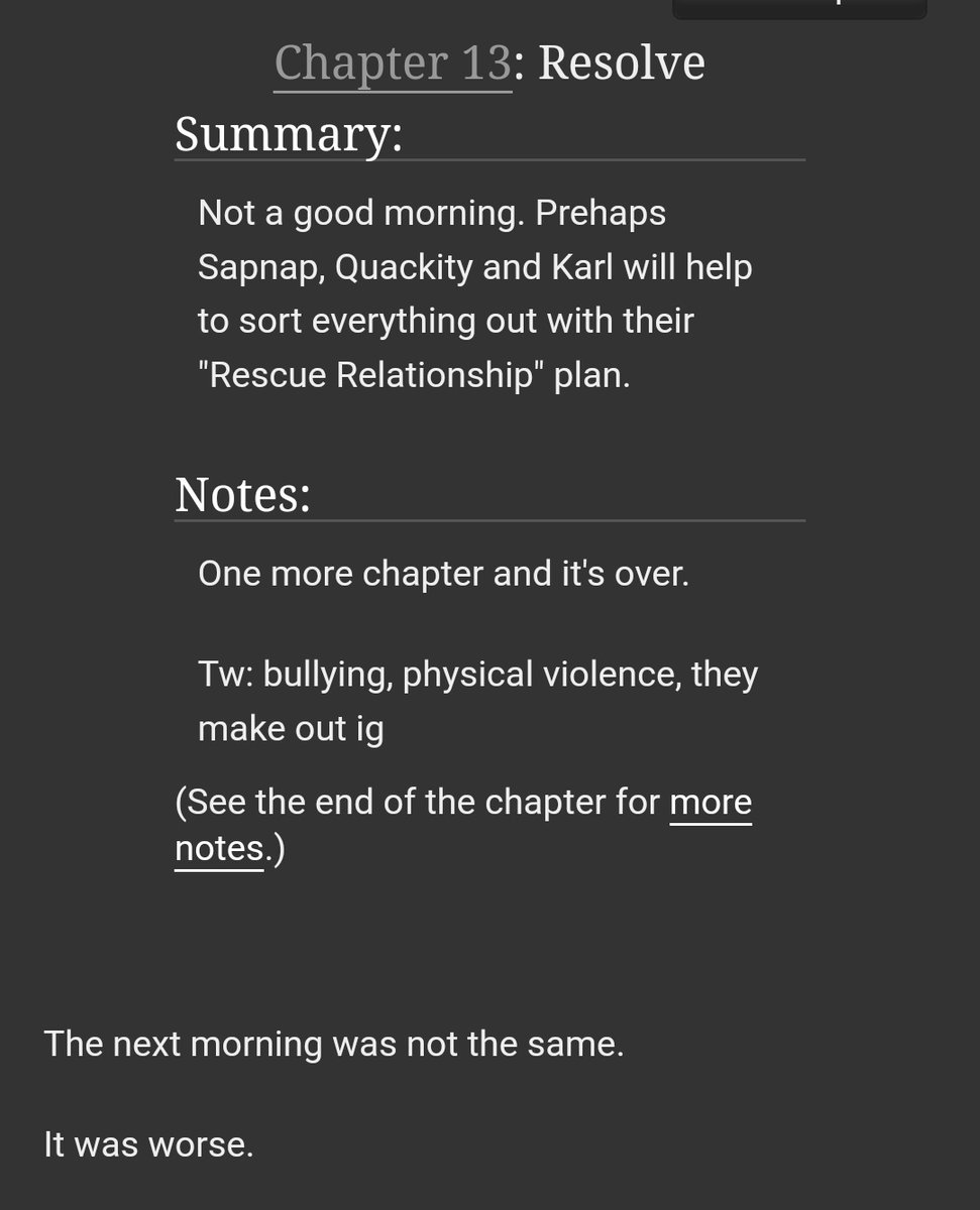 Hydwrites_ontwt's tweet photo. After a long writing block we are back with Just the Truth!

13/14: Resovle

🔗 Ao3: https://t.co/lyClmtYVLP https://t.co/khTDAQwurJ