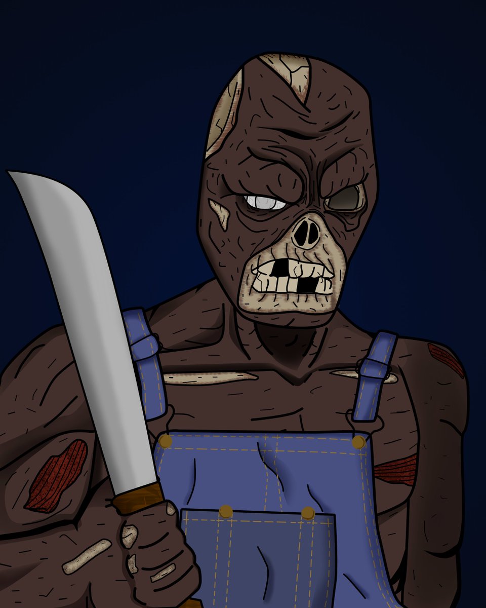 KillerMobNft's tweet photo. In honor of @therealjoebob movie selection, here's a  killer mob member that would be right at home in Zombie. #TheLastDriveIn #zombie #thelastdriveinwithjoebobbriggs #horrorfan #NFT #NFTCommuntiy #nftart https://t.co/gD21RsXkdO