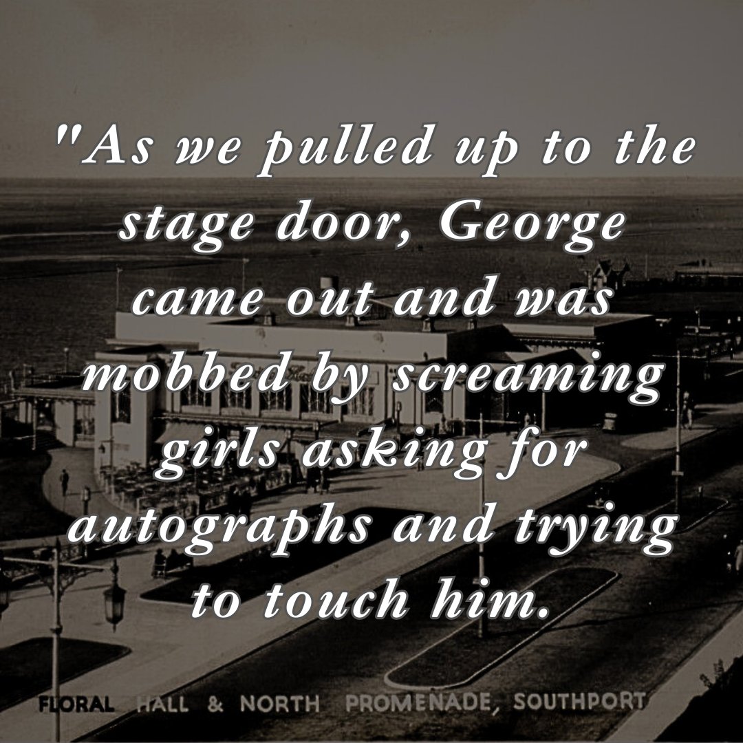 BirthBeatles's tweet photo. IT WAS 60 YEARS AGO TODAY! Bernadette, girlfriend of George Harrison, experienced the beginnings of Beatlemania firsthand on this day in 1963. 

Read more about this and other personal recollections in 'The Birth of the Beatles Story' book available on Amazon. #Beatlemania https://t.co/pnZB6kFzqy