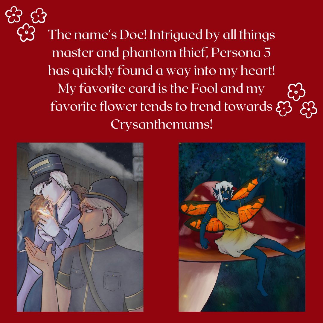 p5tarotzine's tweet photo. Who’s that? It’s @orookcle &amp; @homlonk !! 🥀 https://t.co/cz2VPZZSLO