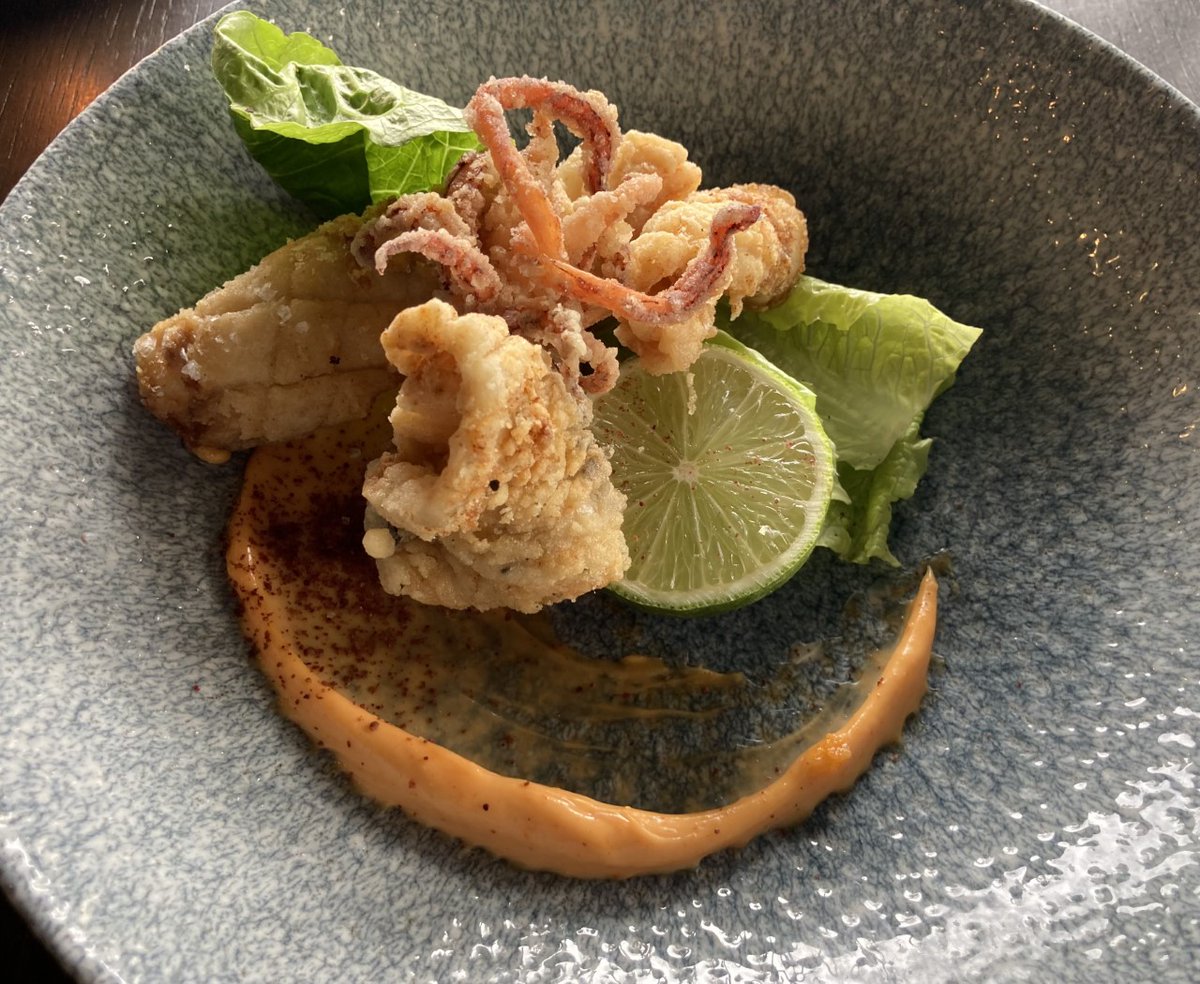 Wonderfully crisp squid with gochujang mayonnaise <a href="/leftfieldEdin/">LeftField Edinburgh</a>
#Scotland