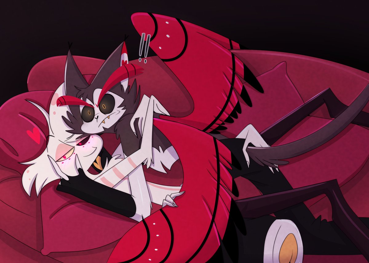 HazbinHotelAngelDust. threw on some colour XD. 