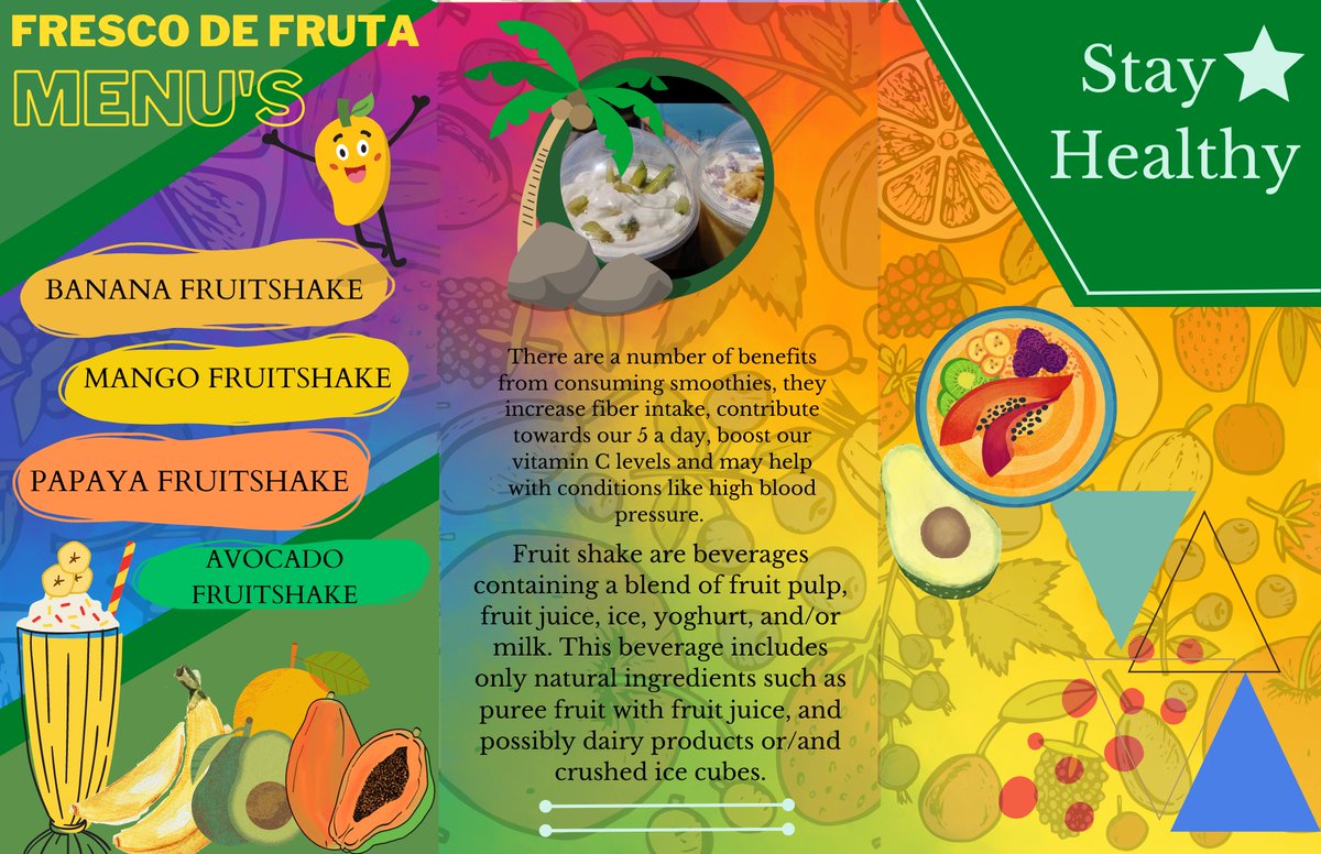 frescodefruta's tweet photo. Sip on the sweet benefits of fruit shakes - a delicious way to nourish your body with essential vitamins and nutrients!

#frescodefeuta
#shakeitdontbreakit https://t.co/FZdHmALLlt