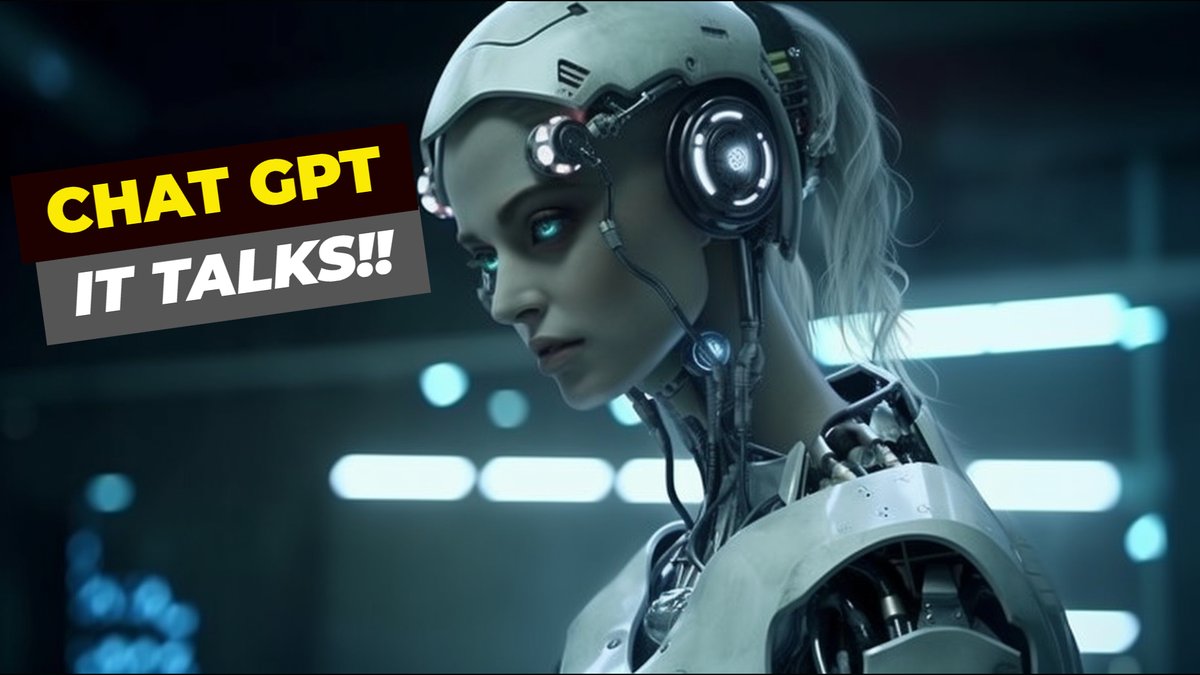 cliveillenden's tweet photo. Chat GPT Gets a Voice and Face !!!π This is super fun way to "chat" with GPT ππ (oh, yeah - and why not SUBCRIBE π (it's new channel so feeling lonely) https://t.co/9bLWxD7uIA via @YouTube #AI #ChatGPT #ChatDID #VoiceAI https://t.co/I7mdYCjgK7