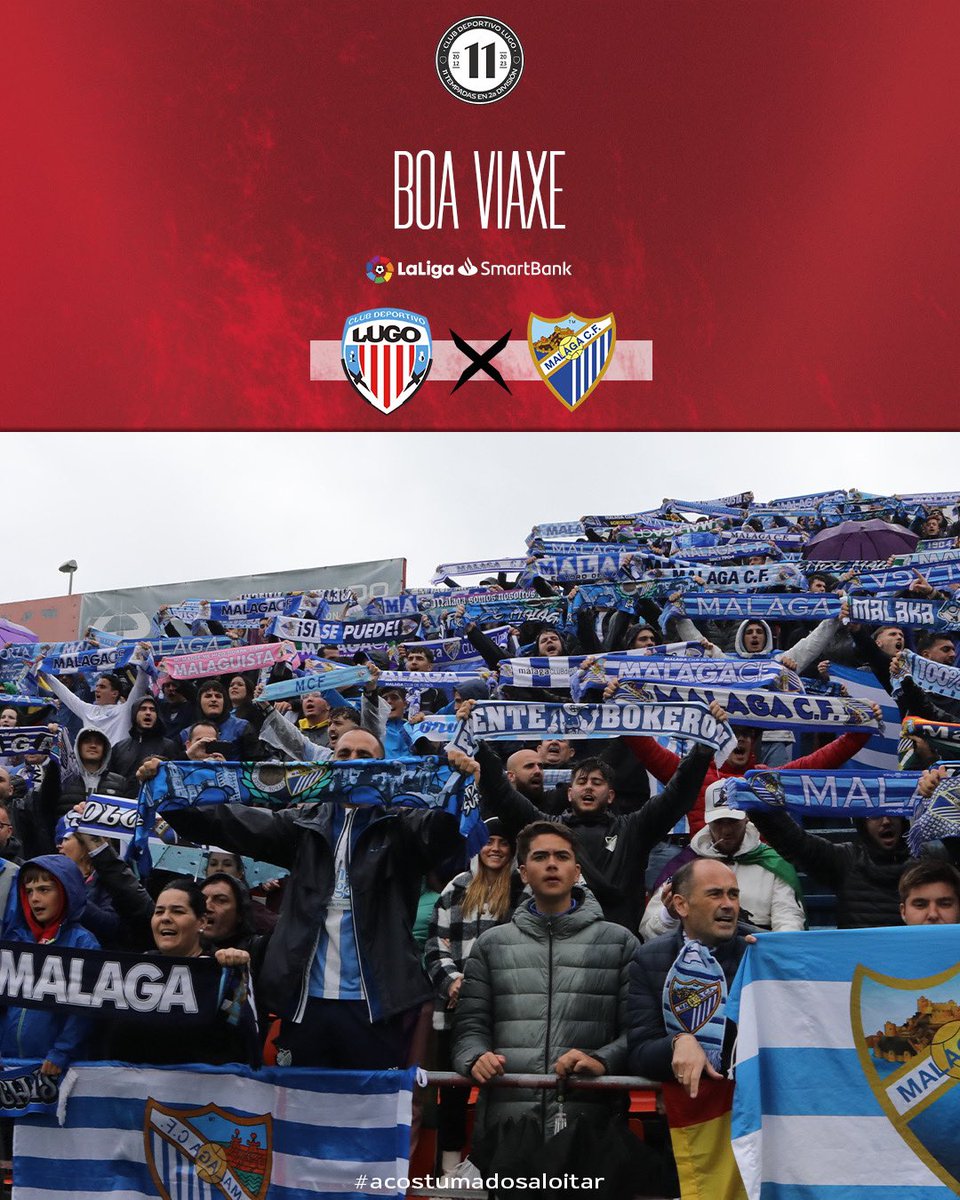 🚍 Desexamos una boa viaxe de volta a casa a toda a expedición e afección malaguista. 

Moita sorte para o que resta de temporada, <a href="/MalagaCF/">Málaga CF</a>! 

<a href="/halconviajes/">Halcón Viajes Oficial</a> 
#ForzaLugo