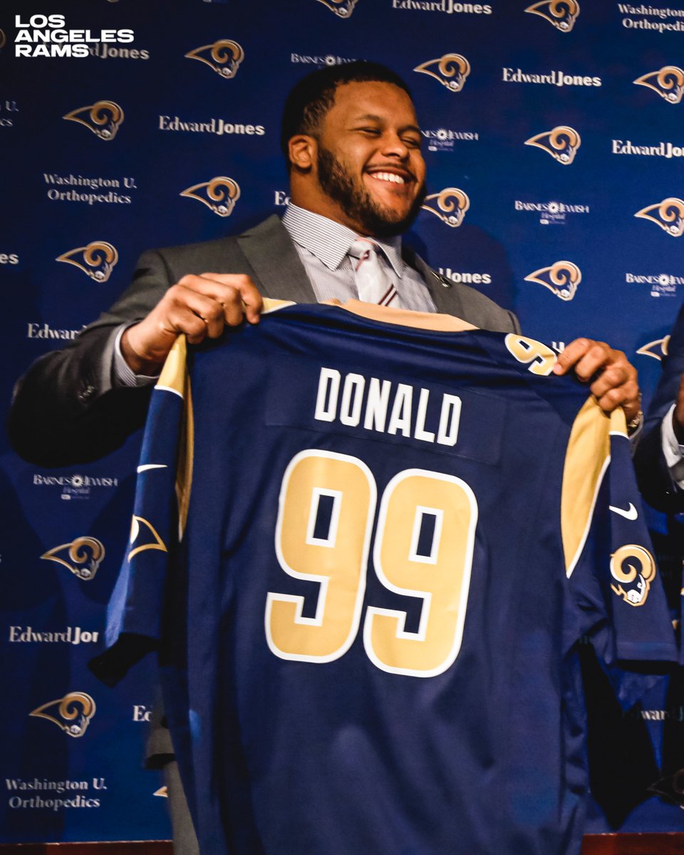 RamsNFL's tweet photo. The No. 13 overall pick in the 2014 #NFLDraft proved to be in a league of his own.

🐐 @AaronDonald97 https://t.co/hP4rhlKO1x