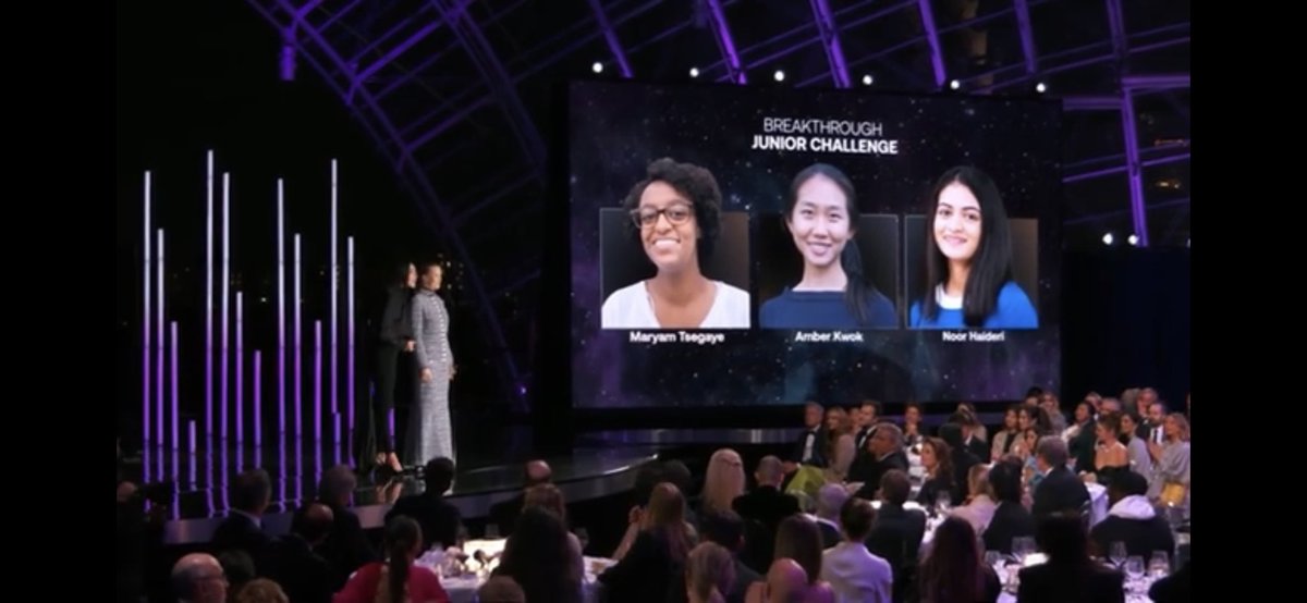 SBarr2's tweet photo. Great to see @MaryamTsegaye and other winners of the @brkthroughprize celebrated! Such wise words from all of them. Congrats to you Maryam, you are doing @EcoleMcTavish , @FMPSD , &amp; Fort McMurray proud! #ymm Cool to see @GalGadot Giving the prizes to three real Wonder Women! https://t.co/yMFr7lAIq9