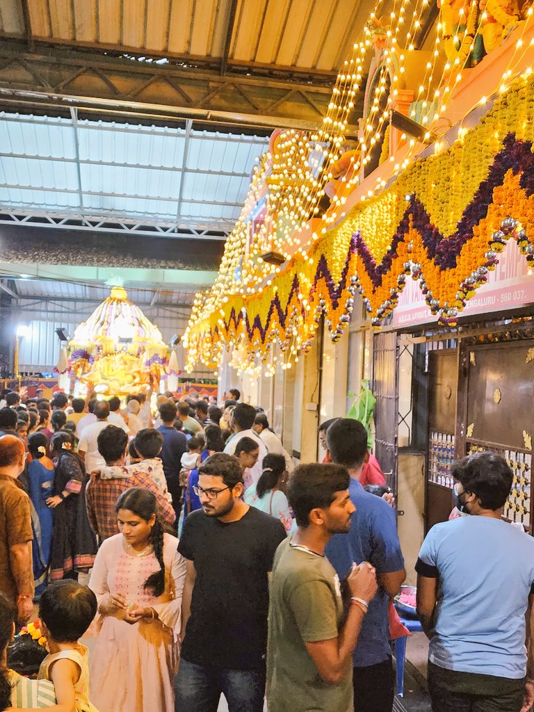 AECS_Layout's tweet image. AECS Layout had a cultural event on the occasion of Akshaya Tritiya and celebrated Ganesha Subbramanya Rathotsava. 
@WFRising