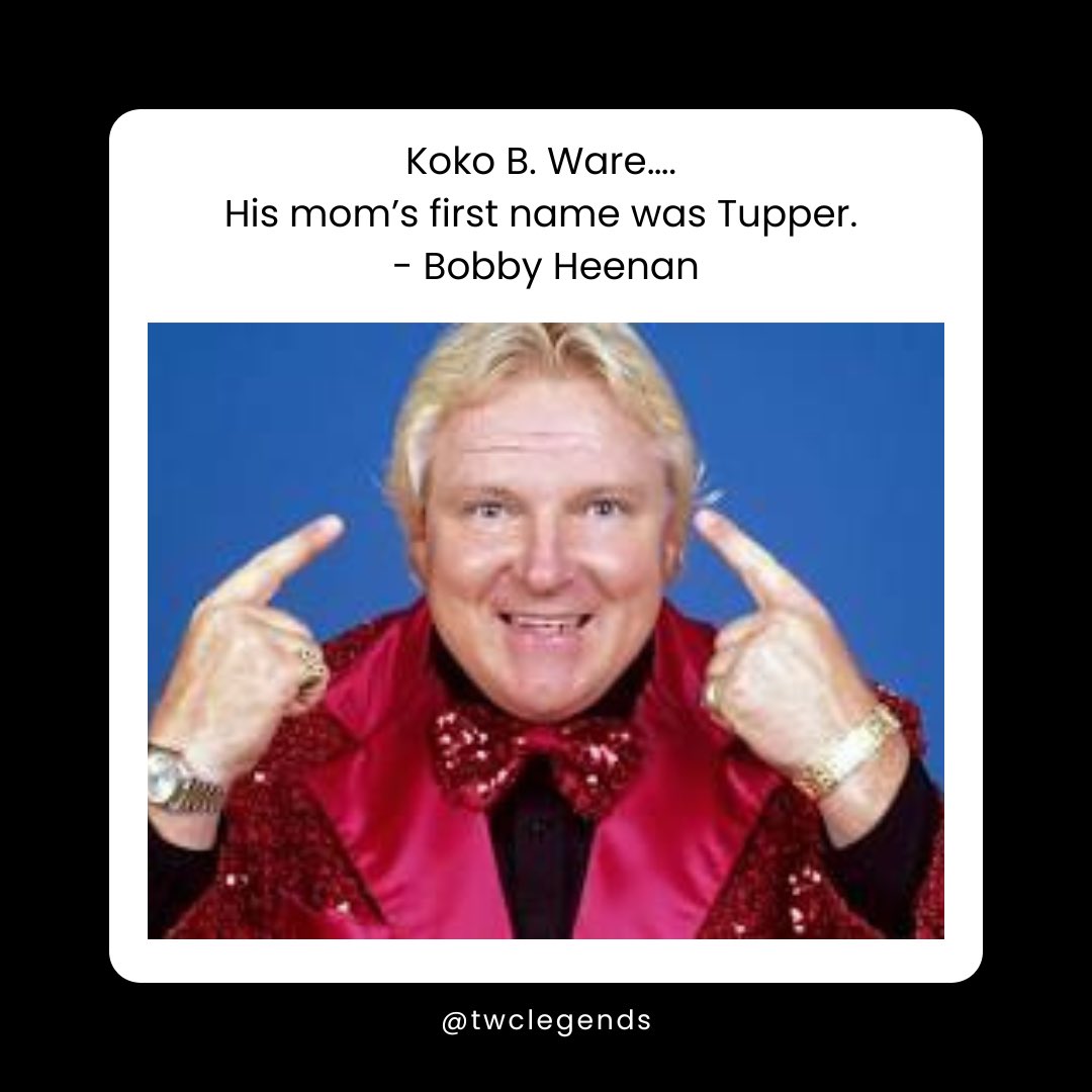 twclegends's tweet photo. The Brain was the undisputed king of one liners! 

#legend #icon #wrestling #wrestlingmemes #wwe #wweraw #wwesmackdown #wweuniverse https://t.co/AMzhMlWpoD