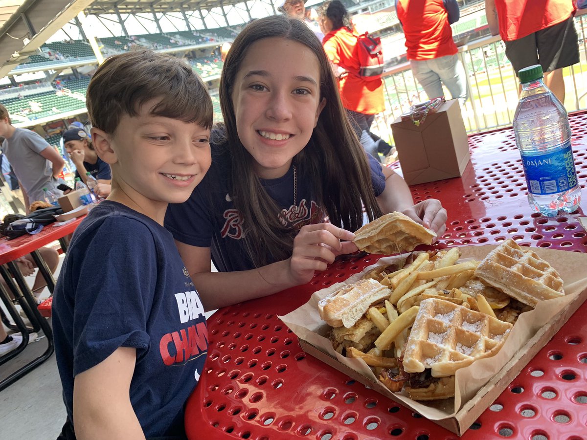 Truist Park on Twitter "RT KylePayne83 Sunday Brunch Braves style. The Clean Up Burger at