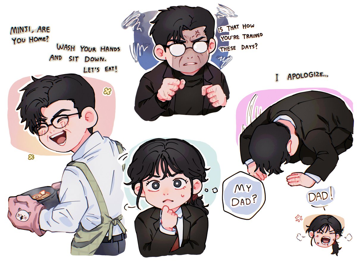 MaiiKun's tweet photo. 『 MY DAD...? 』
ดูจากลายเส้นก็ตรัสรู้​ได้เลยว่าวาดคนละวันเวลา🤣 https://t.co/hoOVHHyPGy