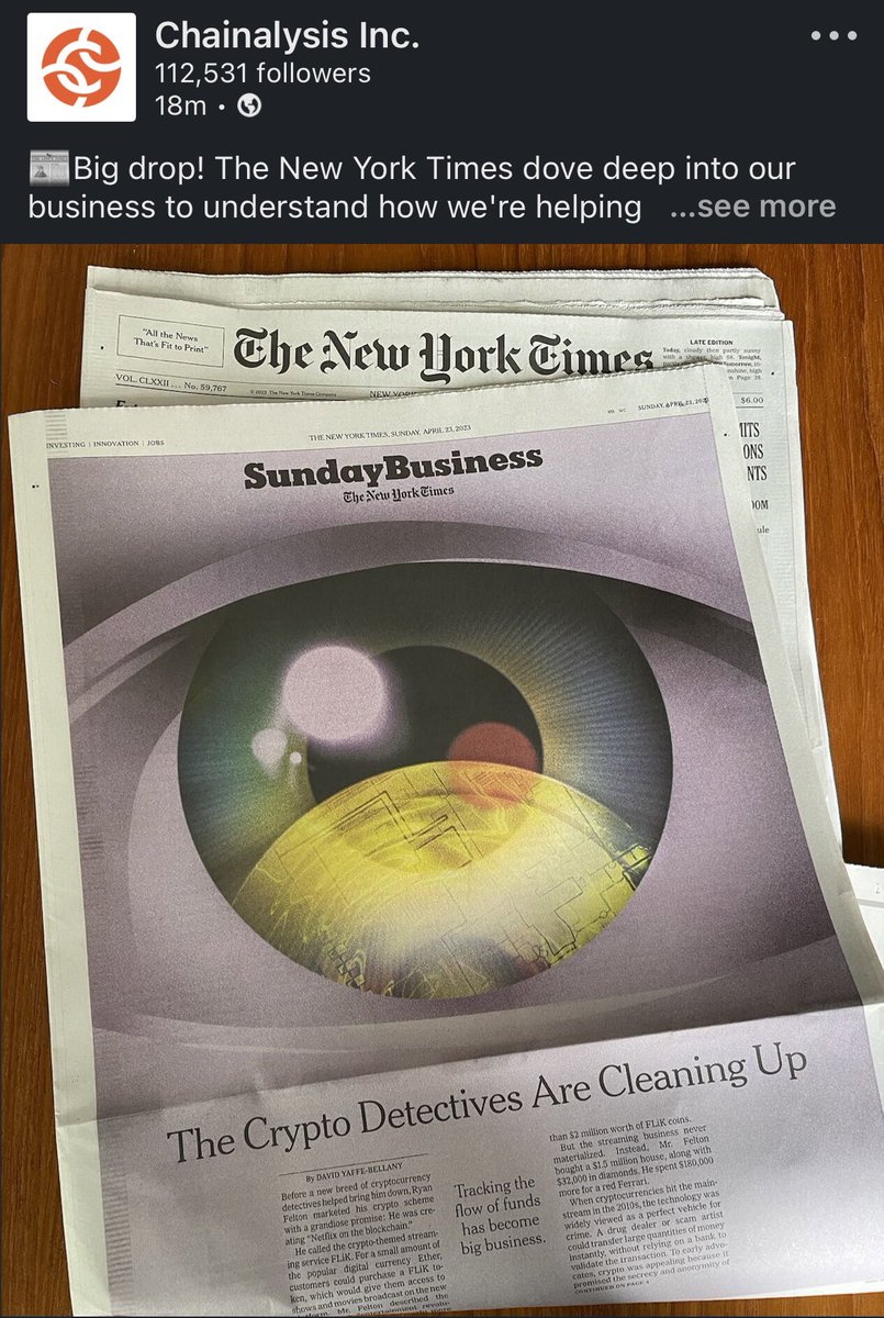 Luthen of 🅰️narchy (@cryptoluthen) on Twitter photo Dear #Crypto Anon:
It is past time to realize that we are at war.
The <a href="/nytimes/">The New York Times</a> which still lists its Volumes in Roman Numerals is waging a disinfo war on the space. You will be painted as the “bad guys” and the “good guys” will be the annihilators of privacy.
<a href="/NYTimesUp/">#StopThePresses 🛑</a> #ANARCHY Dear #Crypto Anon:
It is past time to realize that we are at war.
The <a href="/nytimes/">The New York Times</a> which still lists its Volumes in Roman Numerals is waging a disinfo war on the space. You will be painted as the “bad guys” and the “good guys” will be the annihilators of privacy.
<a href="/NYTimesUp/">#StopThePresses 🛑</a> #ANARCHY