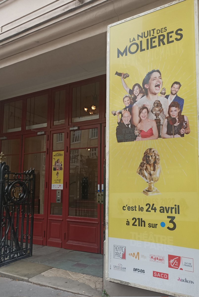 JacquesROYBIN's tweet photo. Un dimanche au théâtre.... Répétitions de la cérémonie des Molières... Jour J-1 avant direct télé demain 21h....
#molieres2023
#repetitions
#jaimemonjob
#undimancheautheatre 
#heureux
#lavieestbelle 
#labellevie
#lavieestropcourtepouretrepetite https://t.co/iWwzh2VGu4