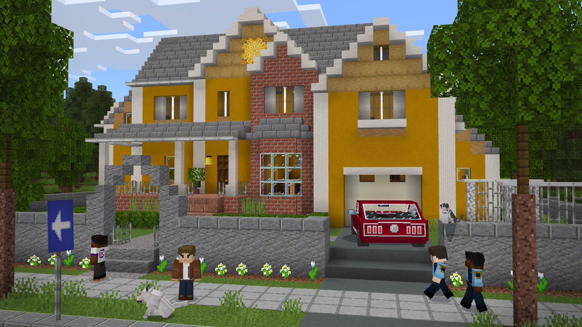 A suburban house in #Minecraft
[Week 16/52]