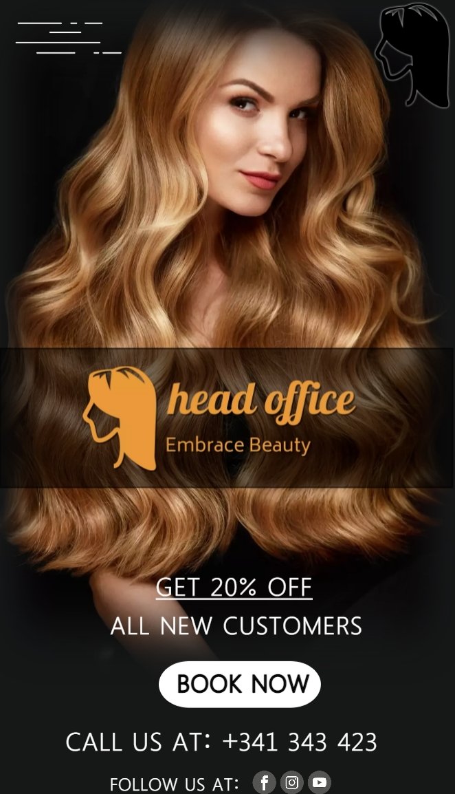 HeadOffice01's tweet photo. 📷 New to Head Office Hair Salon? 📷 Score 20% off on your first visit! 📷 Experience our expert stylists and indulge in a fabulous hair transformation. Use code NEW20 when booking. Don't miss out! 📷 #HeadOfficeHair #NewCustomerDeal #HairGoals https://t.co/7U5lACQjQQ
