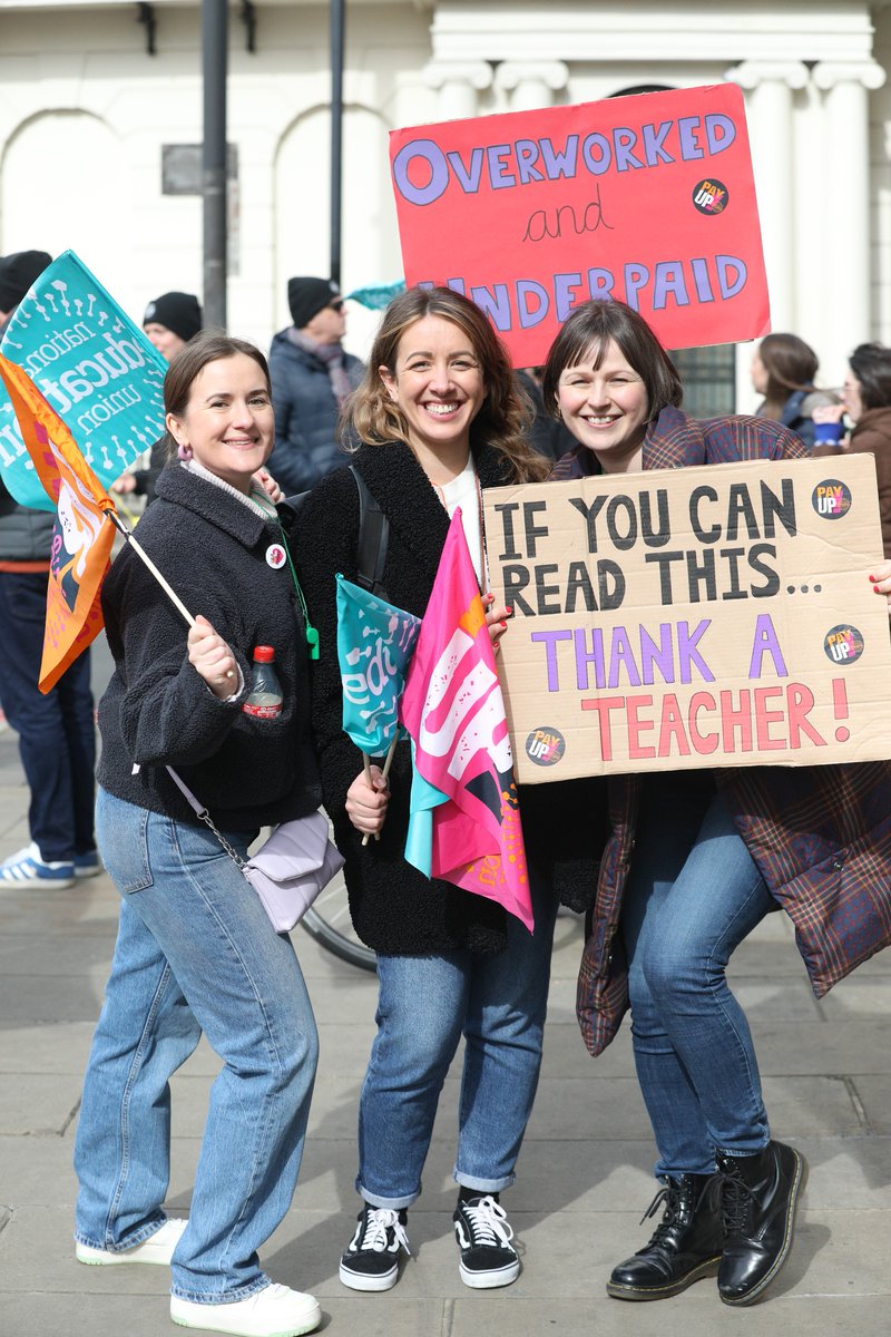 Schools shouldn't be expected to fund pay rises from their budgets. Pay rises must be fully-funded.

We will be taking strike action on 27 April &amp; 2 May.

Get strike ready👉 NEUActivate.com

<a href="/GillianKeegan/">Gillian Keegan</a>, there's still time to come back to the table with a better offer.