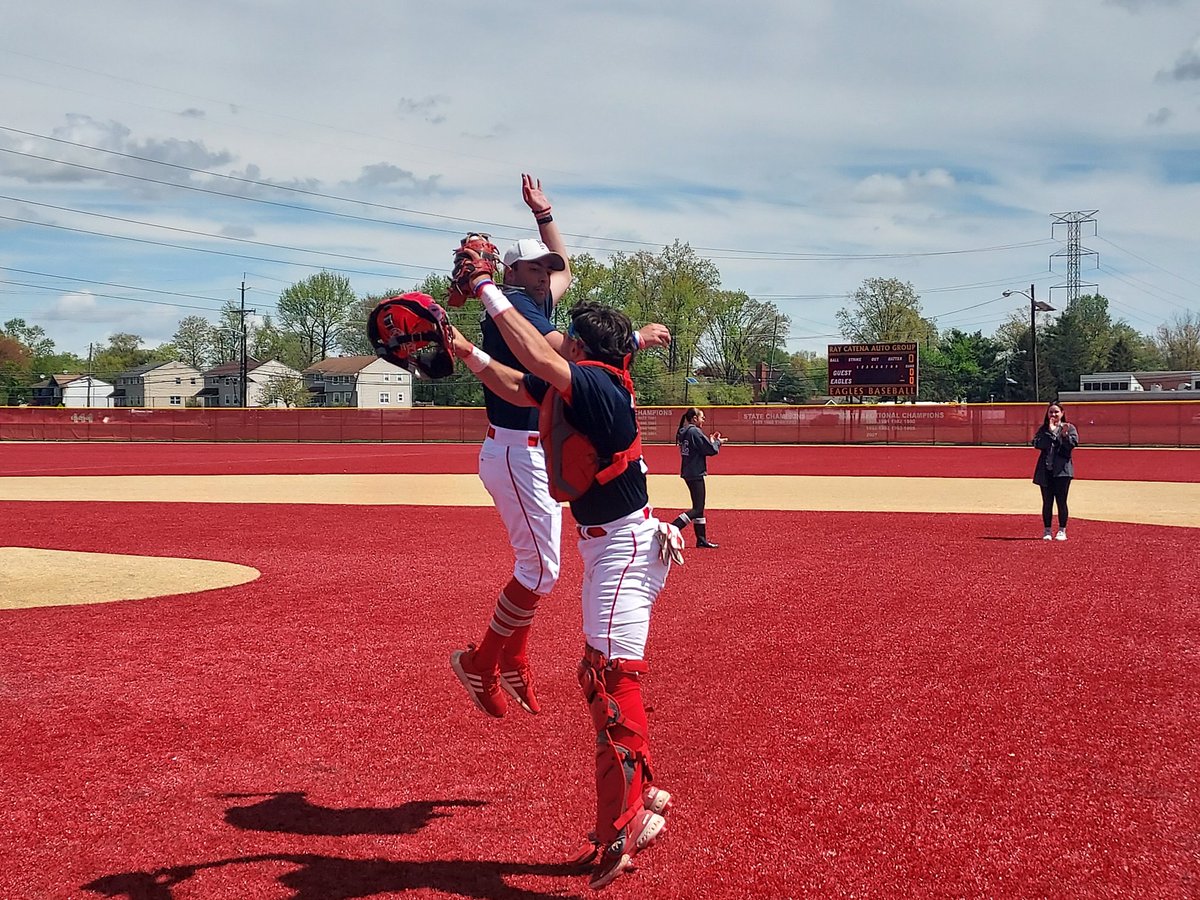 CJSportsRadio's tweet photo. Big Play Ray @RaymondTaub celebrates a dead on strike for a first pitch before @EHS_Eagles_BB Autism Awareness Challenge game vs #Barnegat on https://t.co/ElzIoGkxrS!  LIVE NOW! https://t.co/4khI3duloR