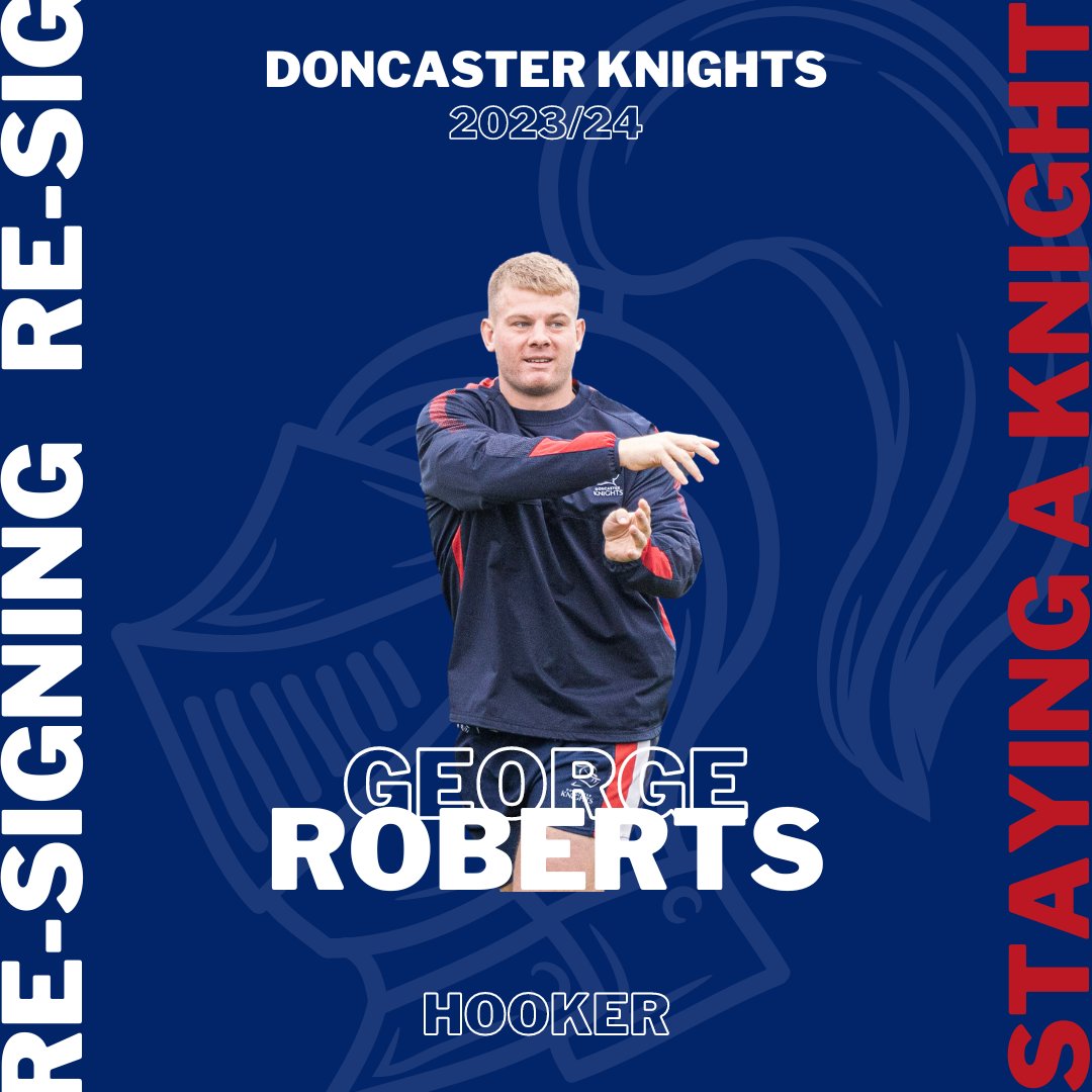 𝙍𝙤𝙗𝙚𝙧𝙩𝙨 𝙍𝙚-𝙎𝙞𝙜𝙣𝙨 ⚔️ 

We are extremely excited to announce George Roberts has re-signed with the Knights for the 2023/24 season.

More info ➡️ bit.ly/40ClKEq