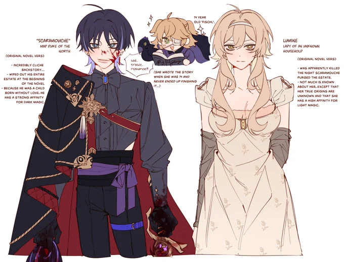 notes for the isekai au #scaralumi 