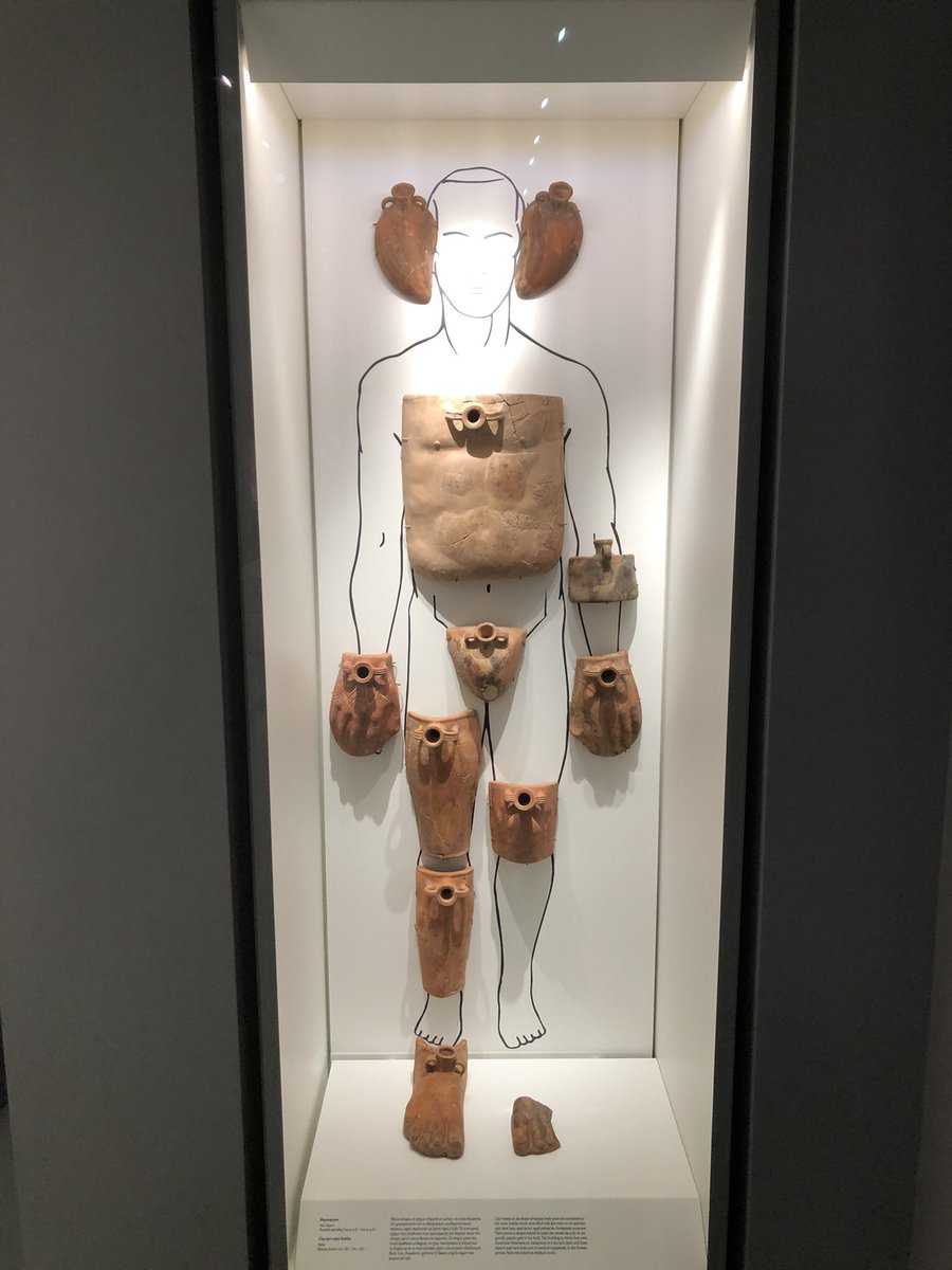 DrCraig_B's tweet photo. One of my all time favourite set of Roman objects are these wonderful body part shaped hot water/oil bottles recovered in the 1960s at the Asklepieion of ancient Nea Paphos and now displayed at the refurbished Paphos a archaeological Museum. They really should be better known! https://t.co/9rI9n7CSRF