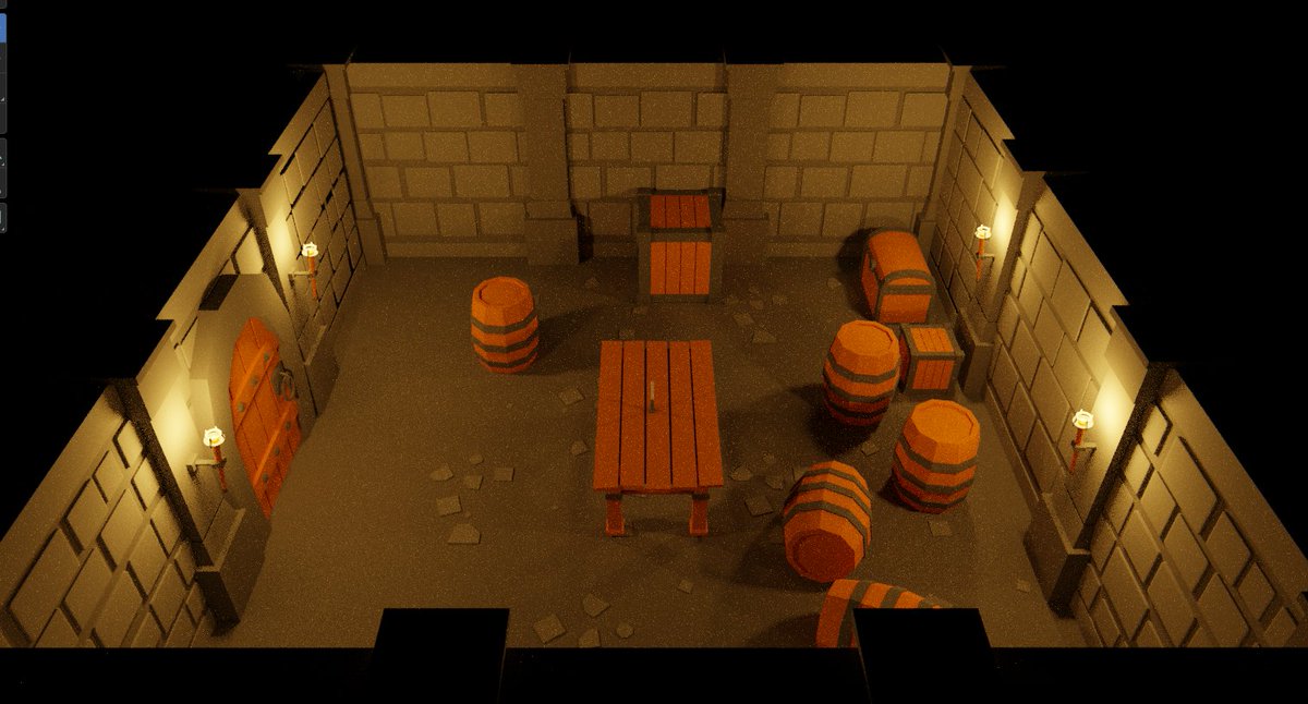 #blender  #blendercommunity  #lowpoly  #Props #lowpoly3d #Assets 
update...
I finally decided to make an isometric style dungeon