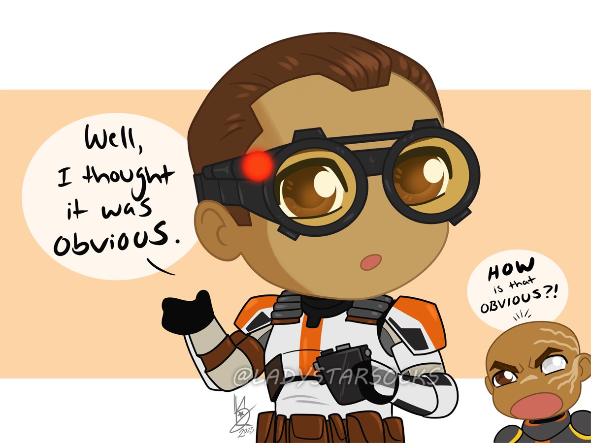 ladystarsocks's tweet image. I realize this isn’t totally accurate, as they’re in their season 2 armor when this happened in season 1, but just roll with it. 😆~ #tech #techbadbatch #wrecker #badbatch #thebadbatch #badbatchfanart #badbatchseries #starwars #starwarsfanart #cloneforce99 #techisalive #techlives