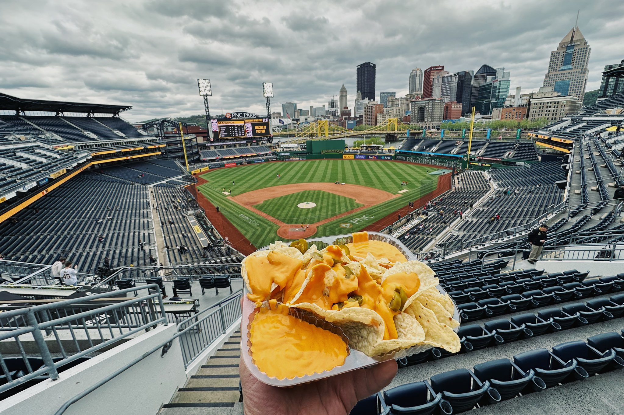 Dave DiCello on X: Obligatory nachos, PNC Park, and #pittsburgh