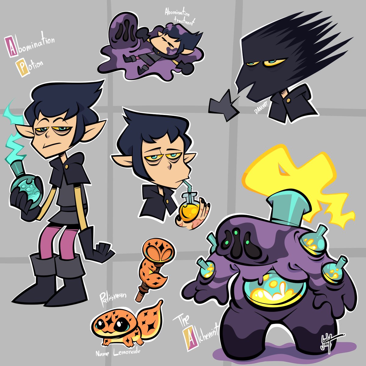 LonelyJimmy2's tweet image. Re-draw #witchsona after the show is over. 
Thank you for the memories.
#TOH #tohfanart #TheOwlHouse #originalcharacter