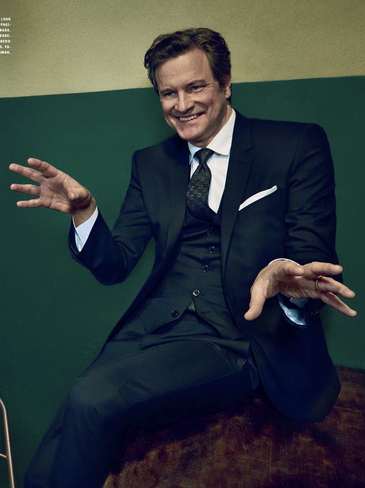1986－2014 colin firth for vogue magazine; <3