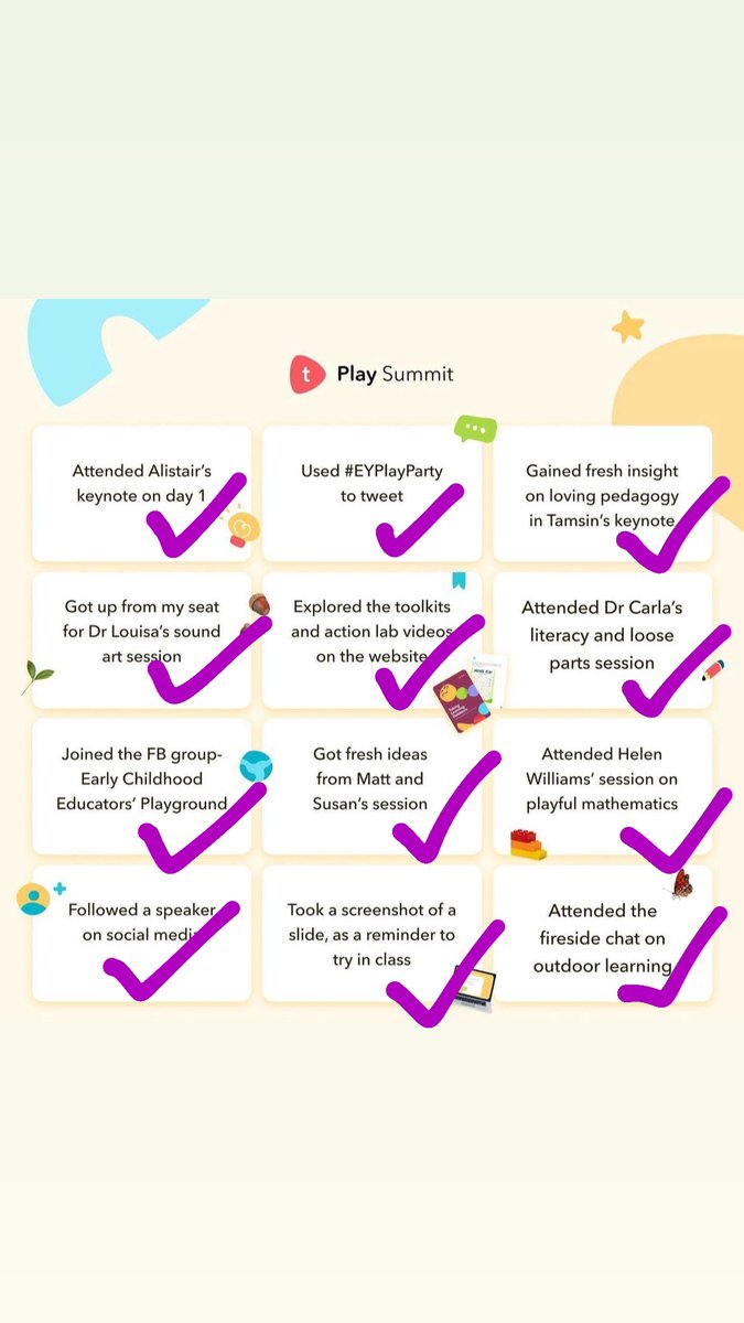 BINGO🤩
Thank you so much @toddle_edu for the amazing sessions 😍 I have learned a lot of things from the sessions yesterday and today❤️
#ToddlePlay 
#EYPlayParty