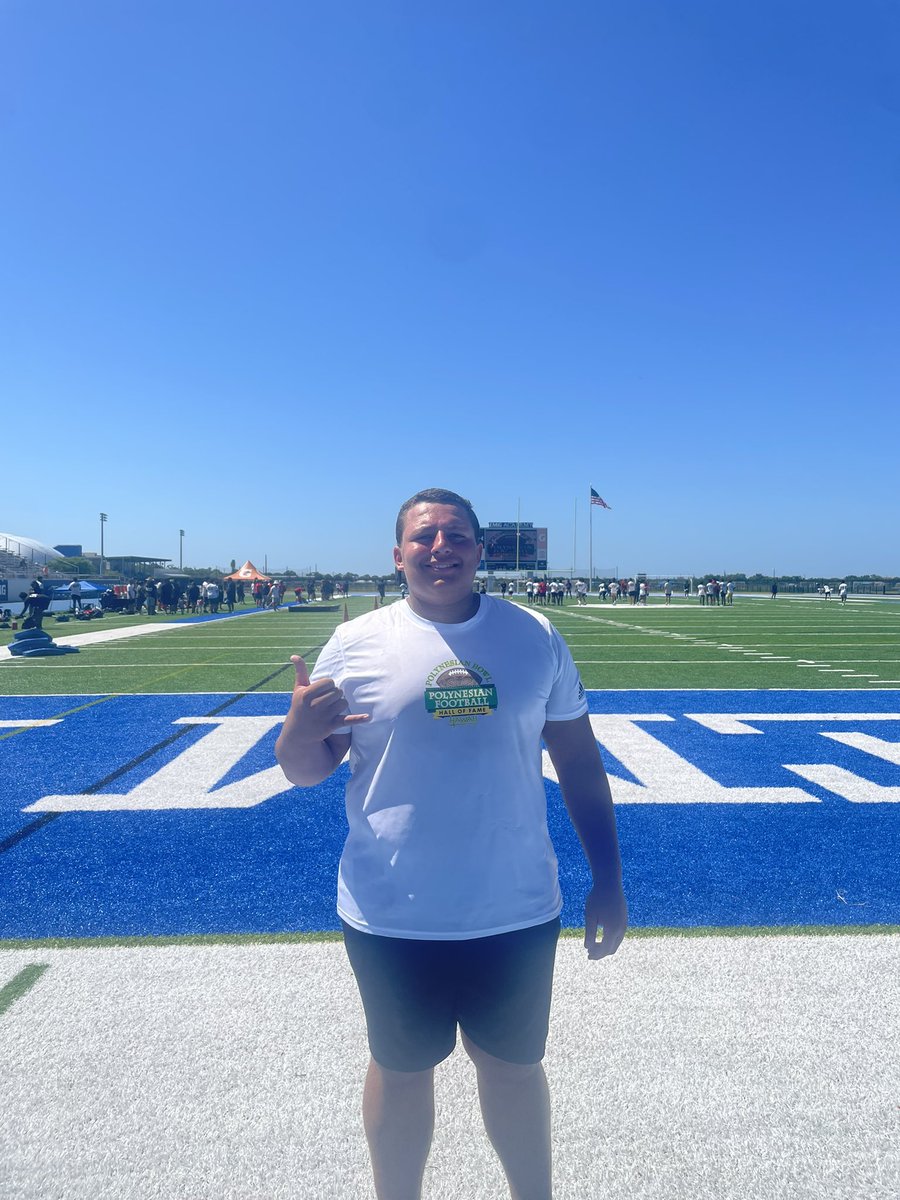 had a great time at the Polynesian bowl camp. very appreciative of all the coaches and to be picked as a finalists.
<a href="/CoachAllen78/">Jared Allen</a> 
<a href="/CoachKyleBrey/">Kyle Brey</a> <a href="/polynesiabowl/">POLYNESIAN BOWL</a> <a href="/PolynesianFBHOF/">Polynesian Football</a> <a href="/IMGAFootball/">IMG Academy Football</a> <a href="/RyanWrightRNG/">Ryan Wright</a>