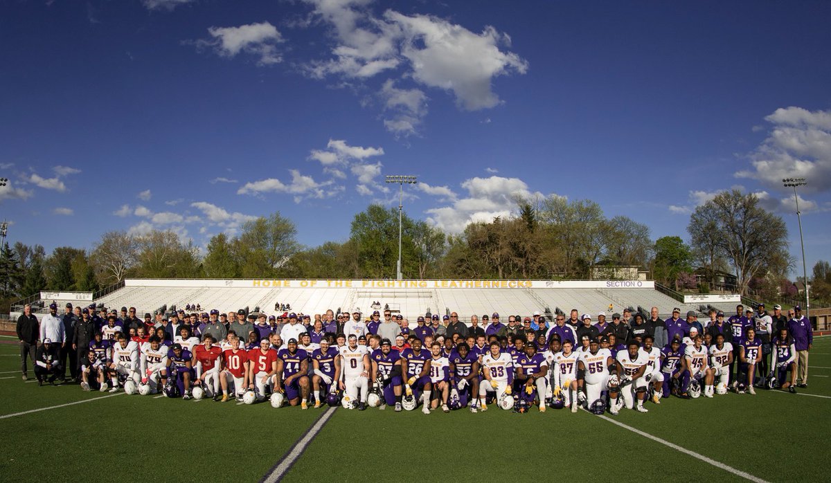 HendricksonILL's tweet photo. Wow, what an incredible weekend for Leatherneck Football!

Can’t thank our alumni and supporters enough!

✅ Record turnout of Leatherneck Alumni
✅ 2 great golf outings
✅ Competitive and spirited Bruce Craddock Spring Game
✅ More Leatherneck Family memories and friendships https://t.co/M6EcE8Jcfc