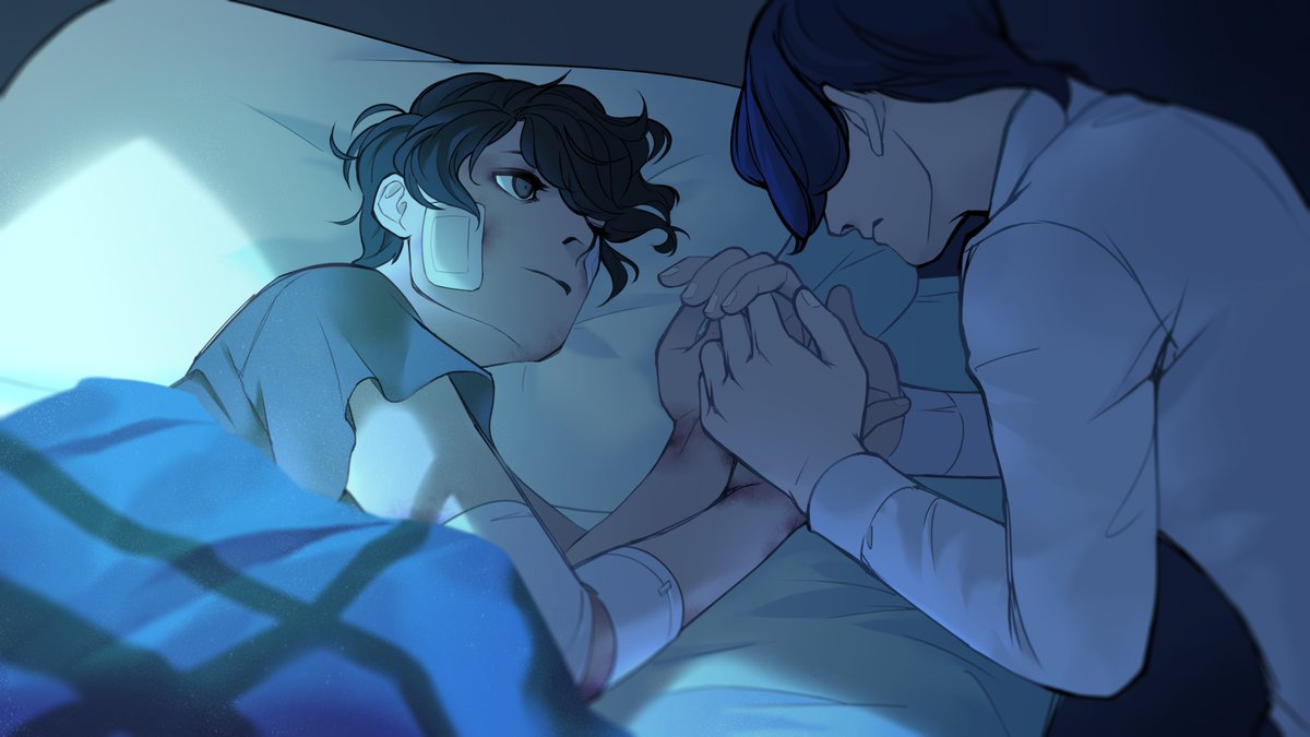 prismaticcannon's tweet photo. this is super late but i really wanted to squeeze in something for day 6 of #ShukitaWeek2023 !!! the prompt was hurt/comfort so i went for 21st nov angst \o/ https://t.co/0mw1Ppjai7