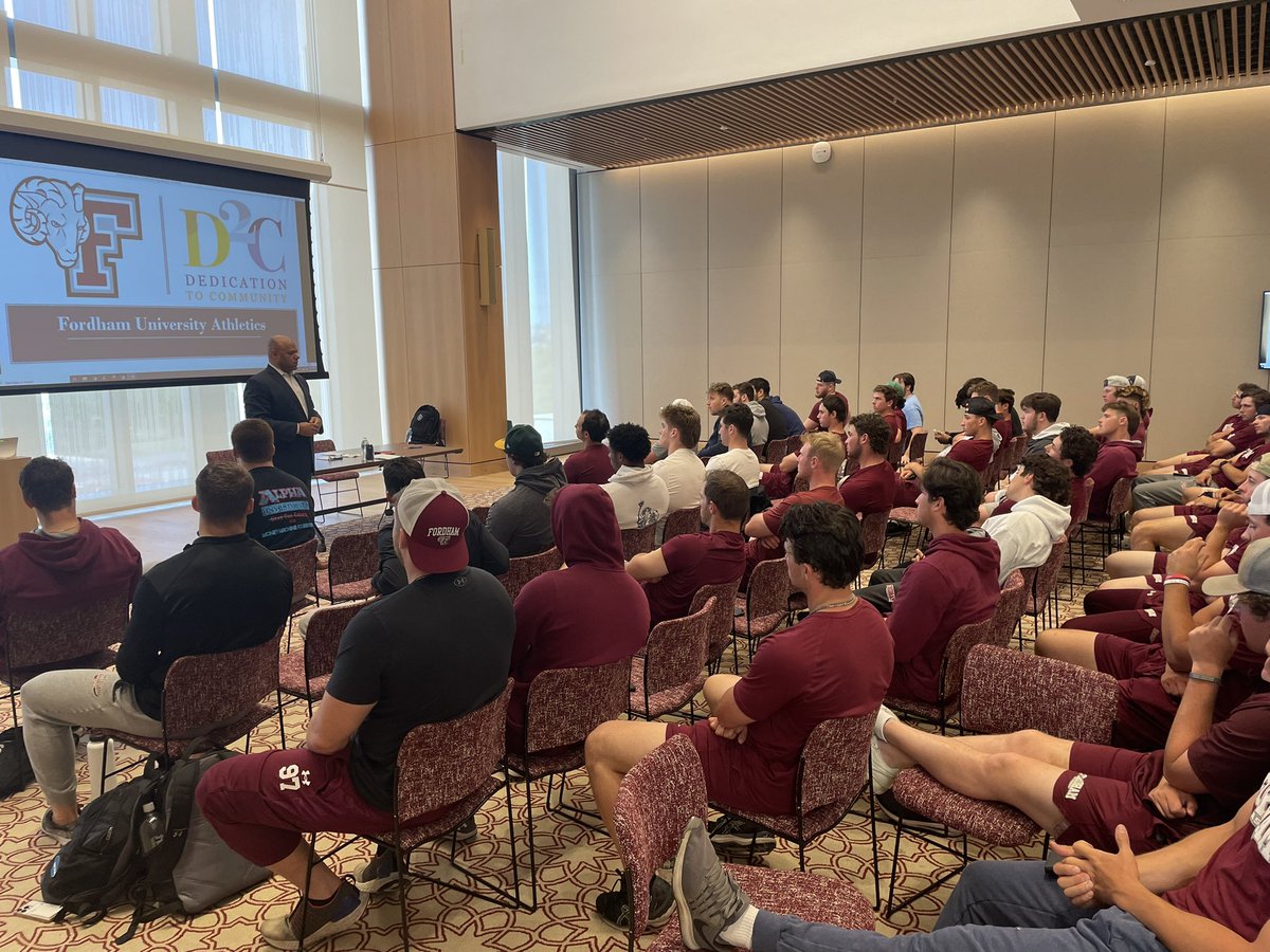 @MQBLW @Dedication2Comm @FordhamNYC @CoryMcgookin @FordhamRams @Dedication2Comm Special thanks again to @MQBLW and @CoryMcgookin !! Our continued efforts this week to be better and to make Fordham’s Athletics Dept a more inclusive place!! #BronxBuilt #Ramily @FordhamRams